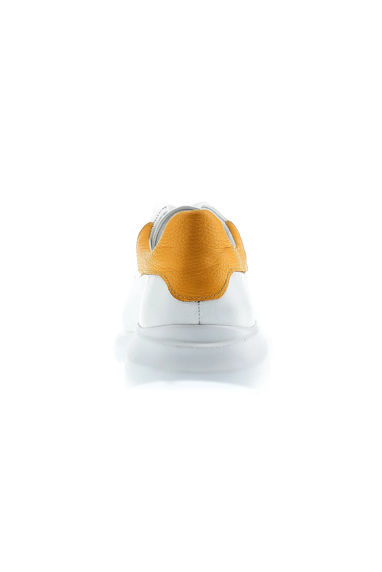 Beyaz Sneaker Deri Ayakkabı - Image 5