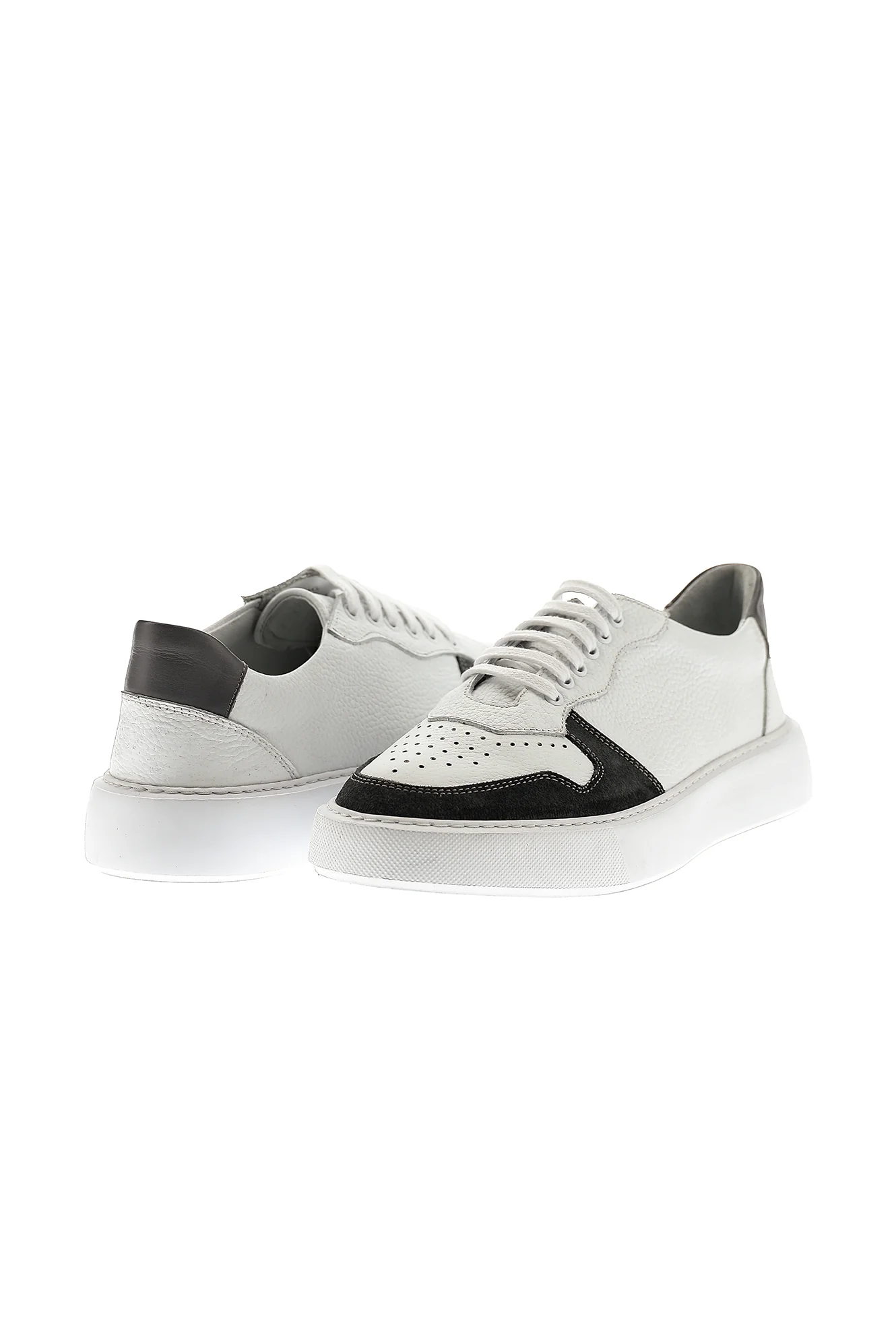 Beyaz Sneaker Deri Ayakkabı