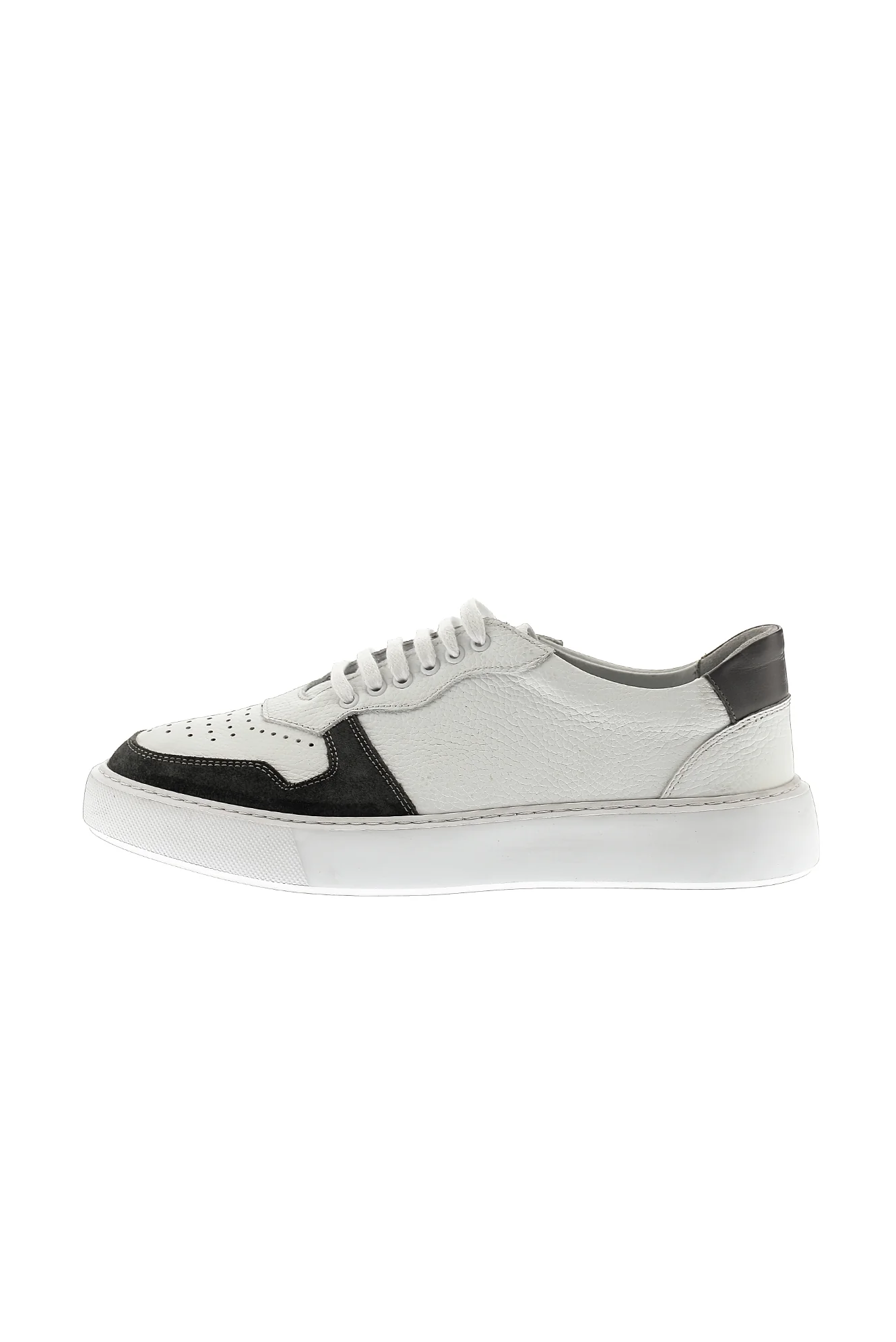Beyaz Sneaker Deri Ayakkabı - Image 2