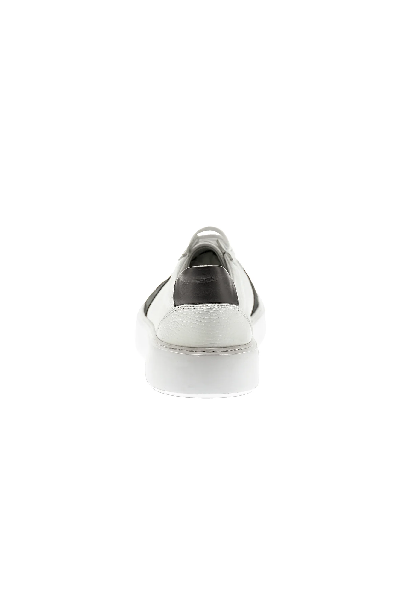 Beyaz Sneaker Deri Ayakkabı - Image 5