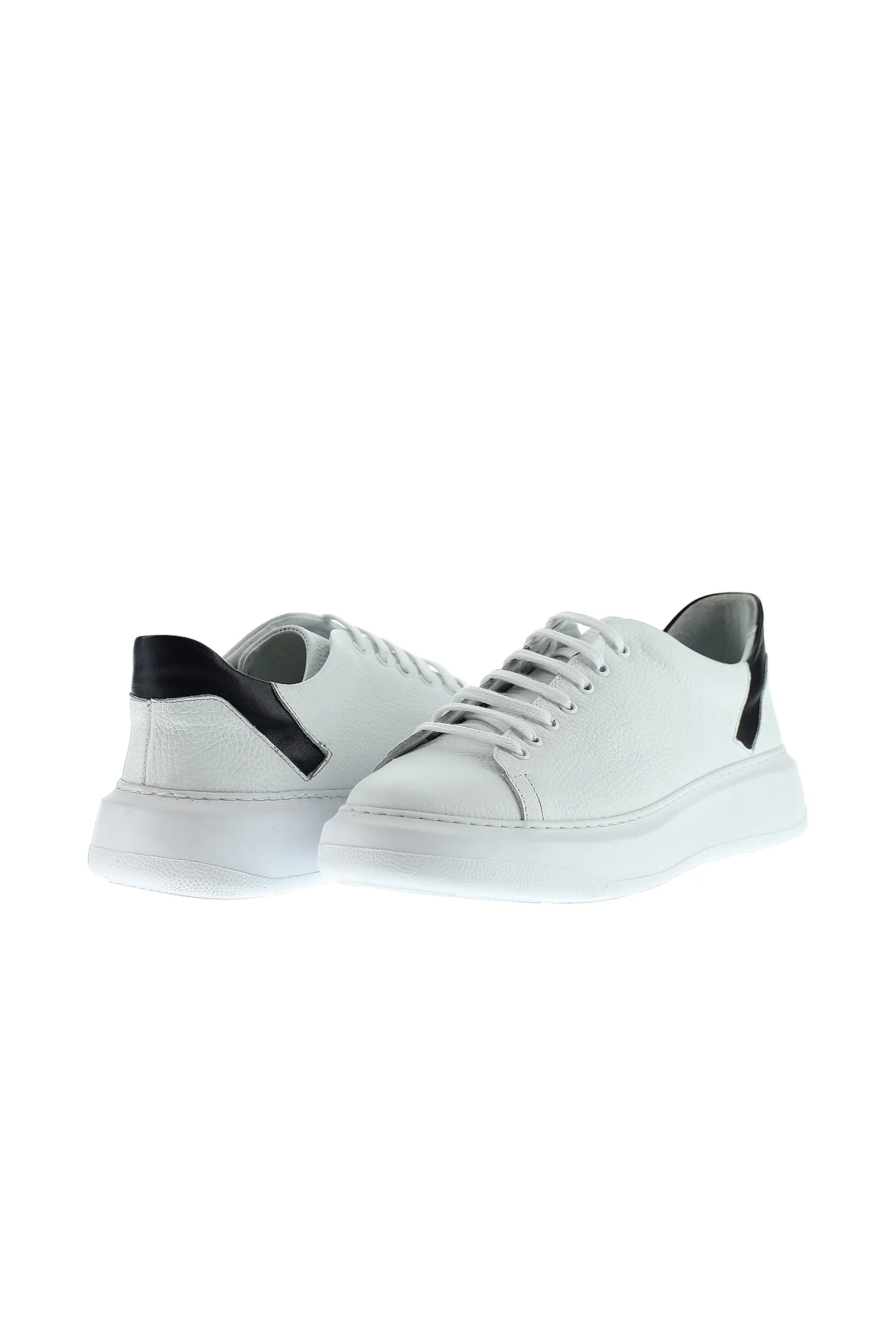 Beyaz Sneaker Deri Ayakkabı