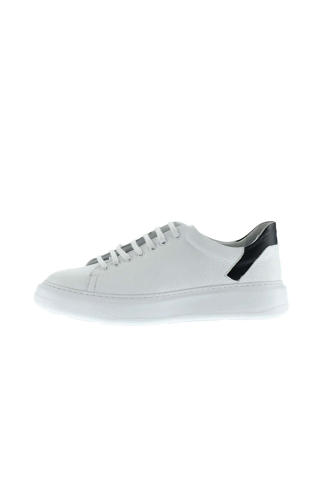Beyaz Sneaker Deri Ayakkabı - Image 2