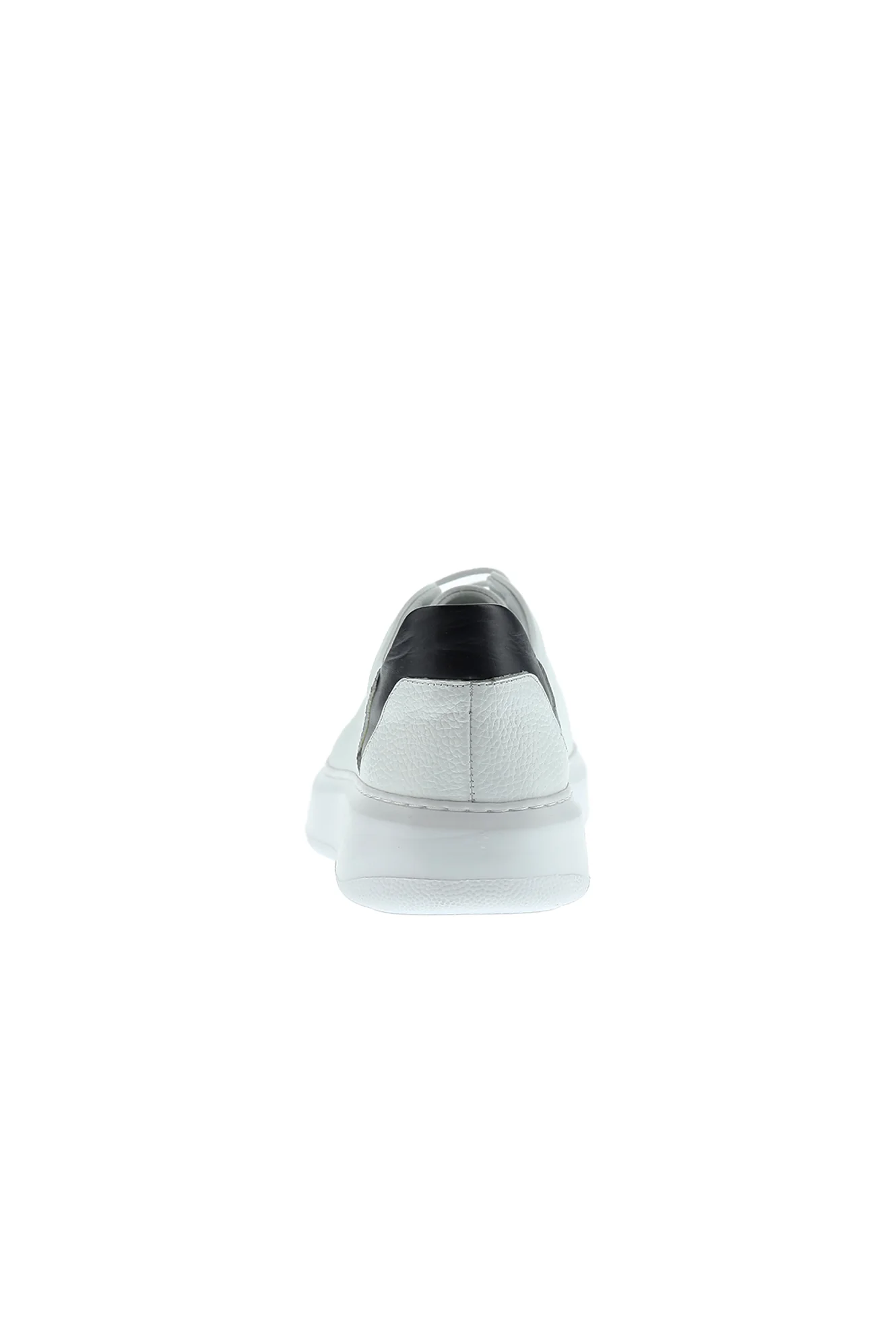 Beyaz Sneaker Deri Ayakkabı - Image 5