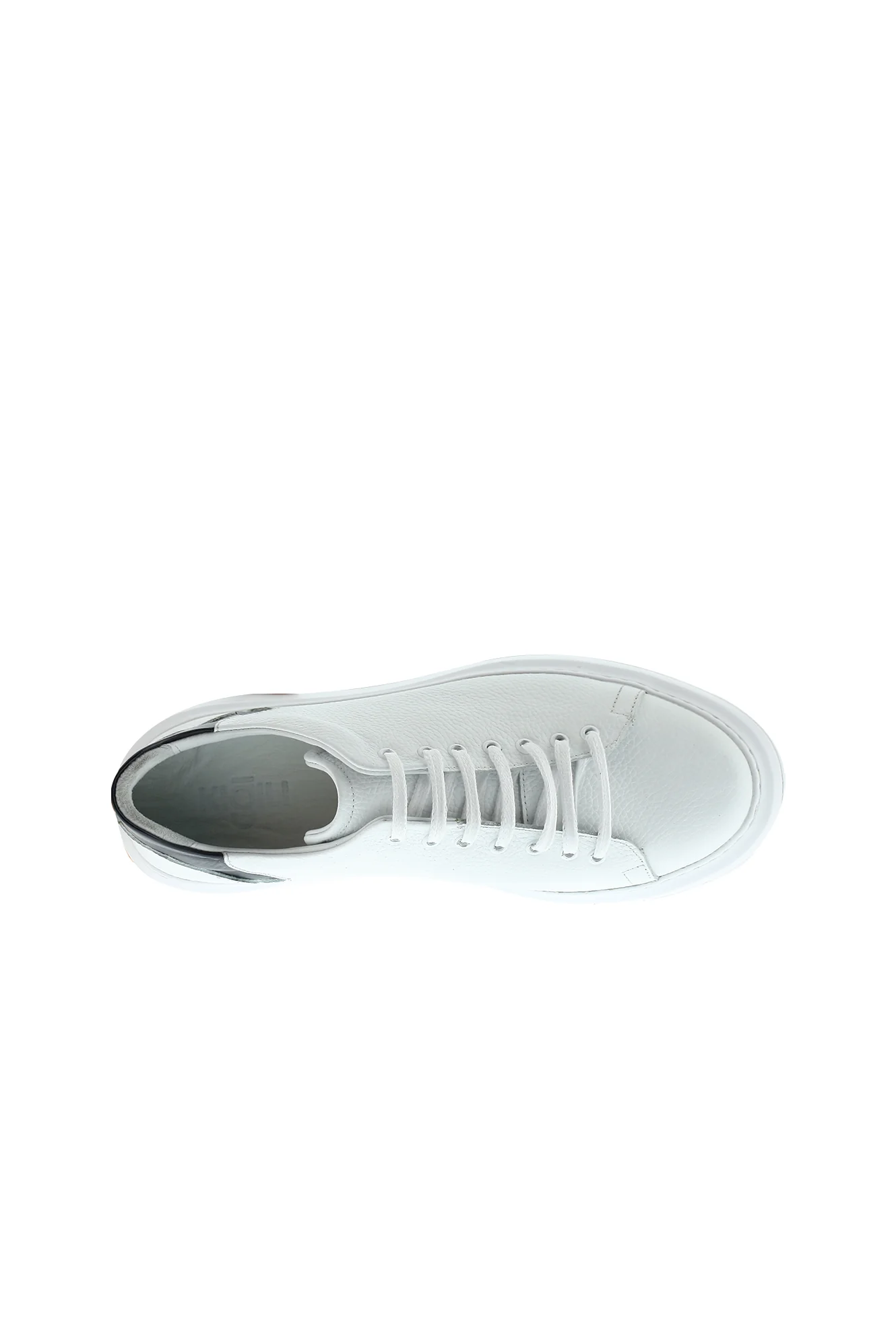 Beyaz Sneaker Deri Ayakkabı - Image 6