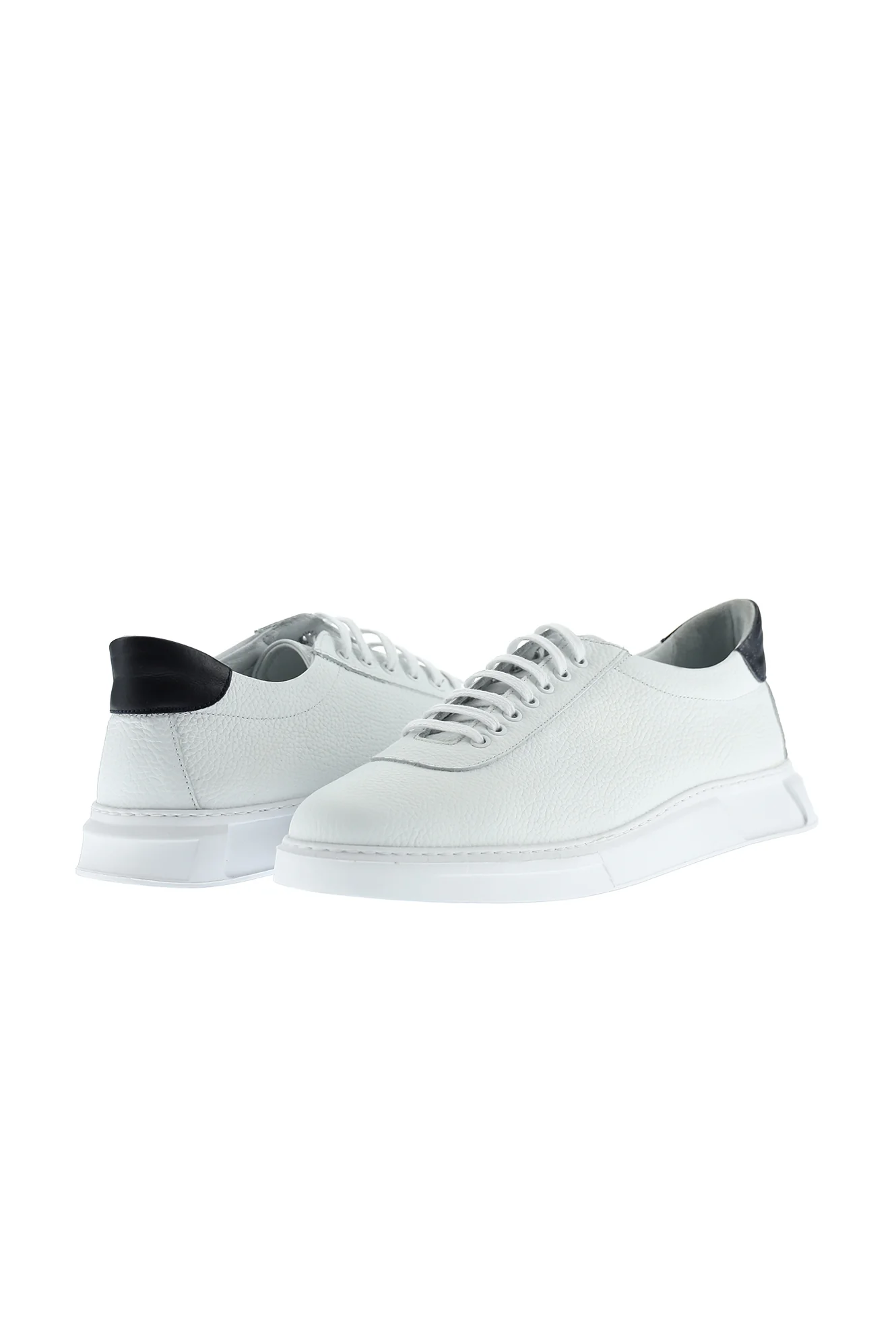 Beyaz Sneaker Deri Ayakkabı