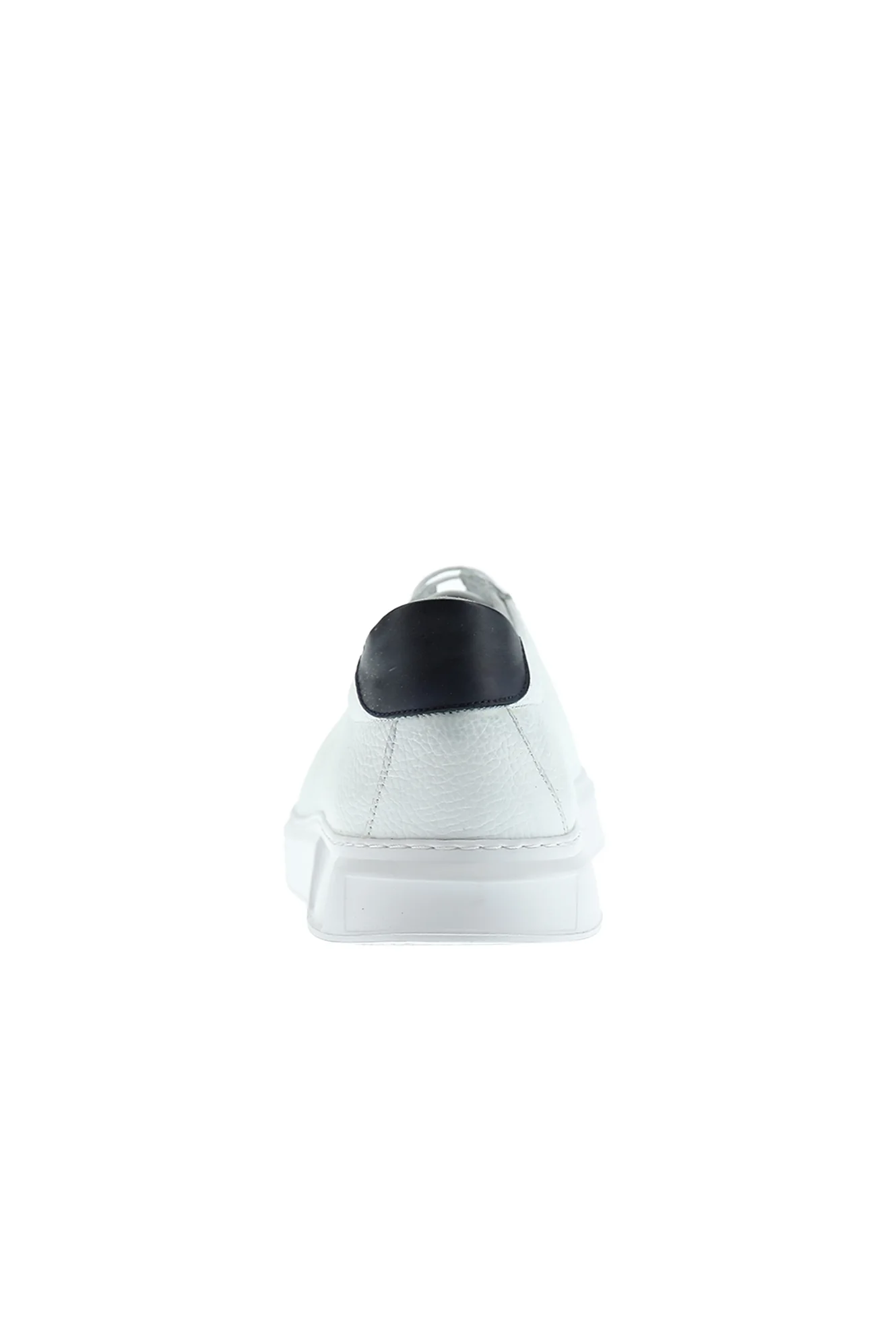 Beyaz Sneaker Deri Ayakkabı - Image 5