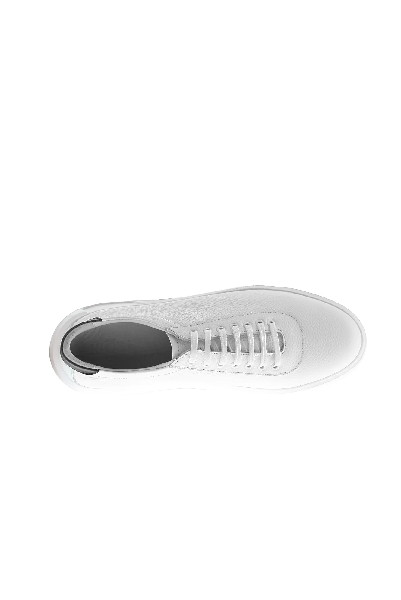 Beyaz Sneaker Deri Ayakkabı - Image 6