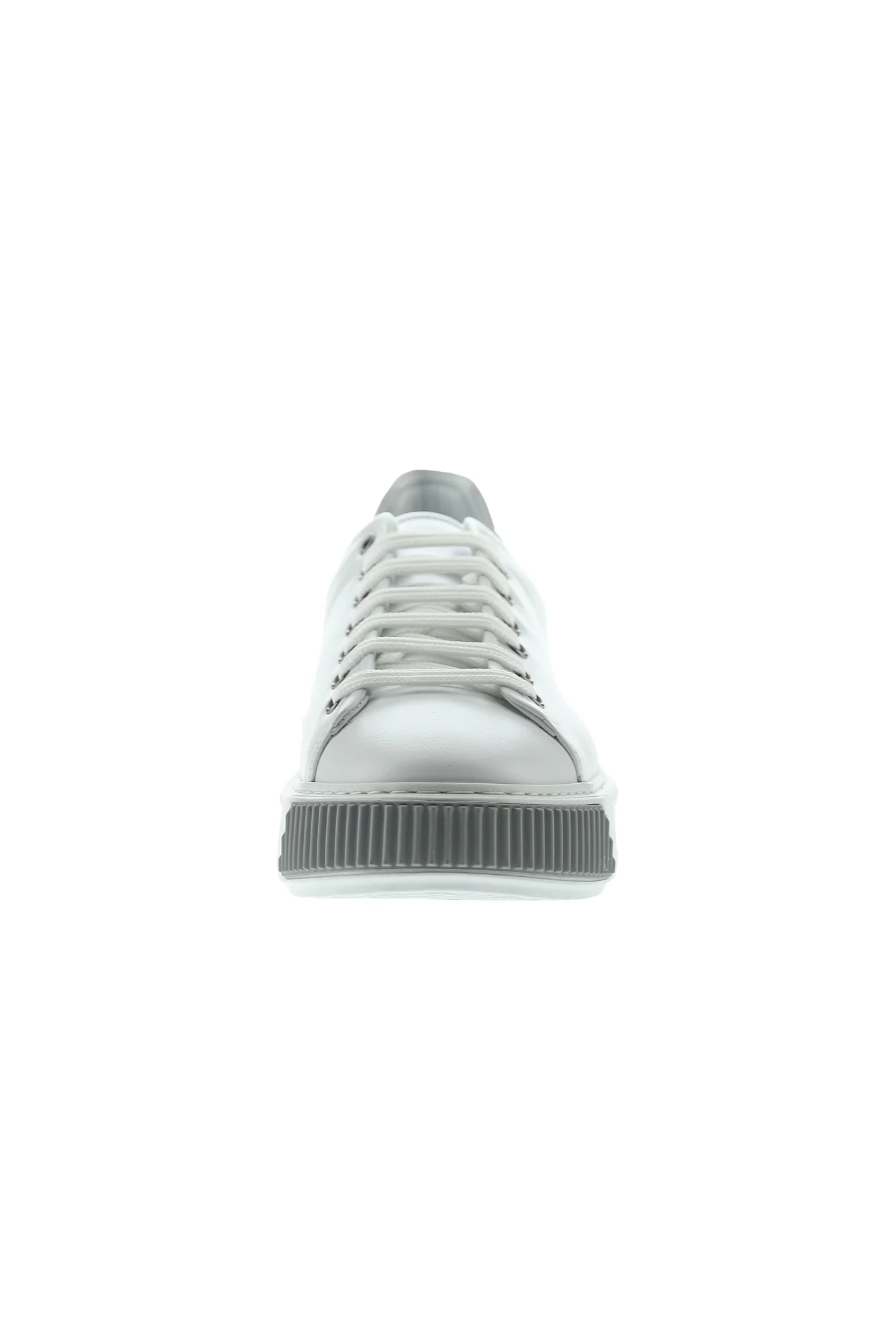 Beyaz Sneaker Deri Ayakkabı - Image 4