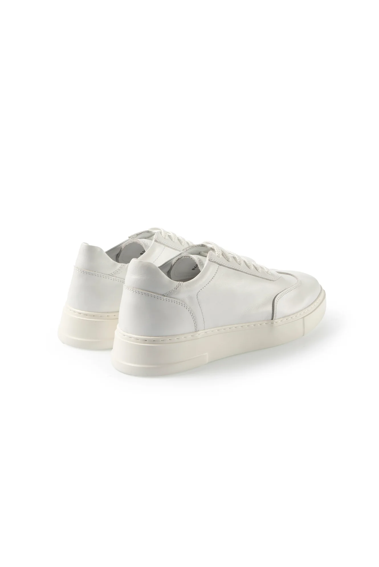 Beyaz Sneaker Deri Ayakkabı - Image 2