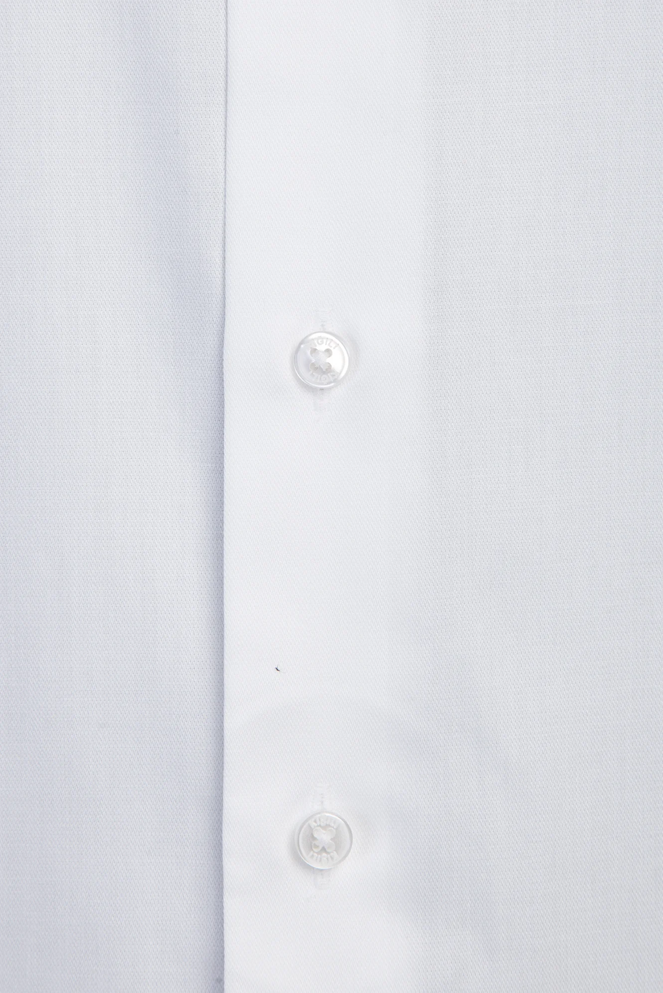 Beyaz Uzun Kol Slim Fit Dar Kesim Non Iron Pamuklu Gömlek - Image 3