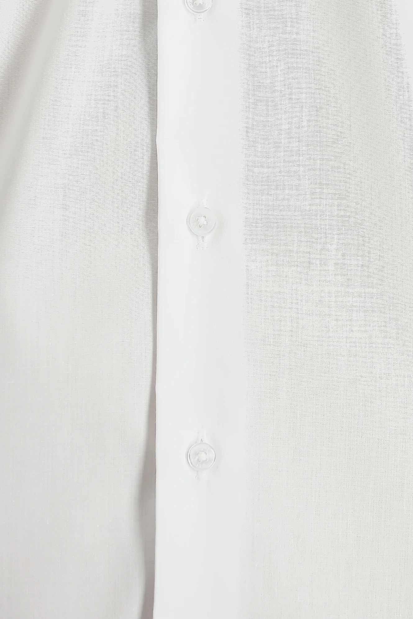 Beyaz Uzun Kol Slim Fit Dar Kesim Non Iron Klasik Pamuklu Gömlek - Image 3