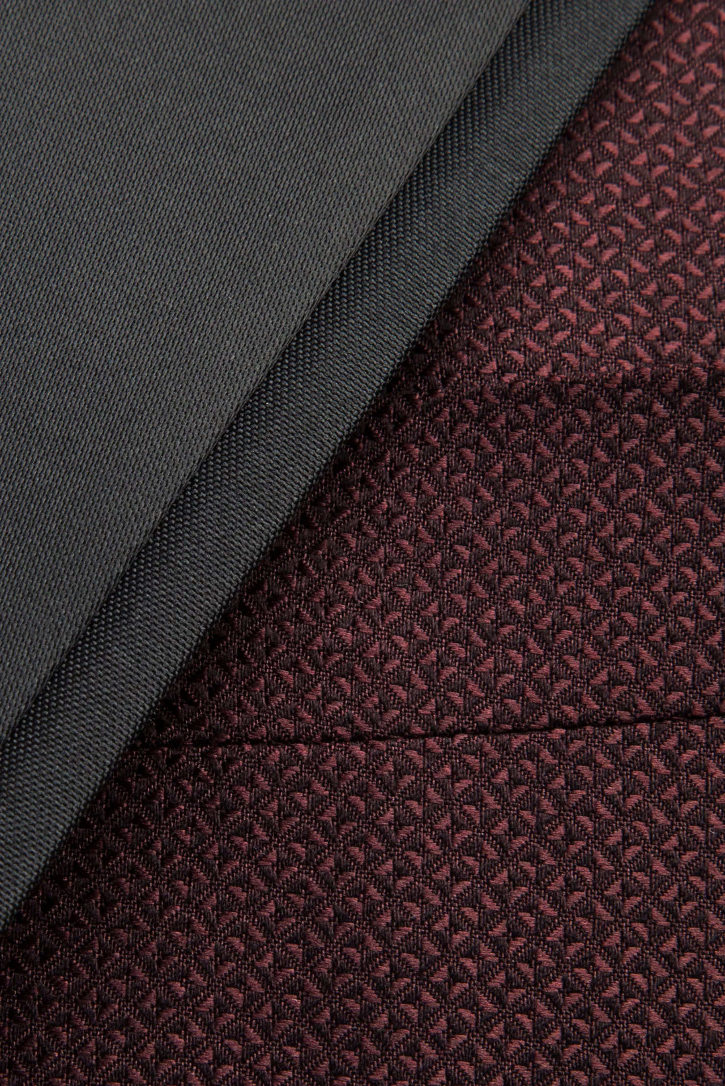 Bordo 6 Drop Regular Fit Standart Kesim Sivri Yaka Desenli Smokin & Damatlık - Image 7