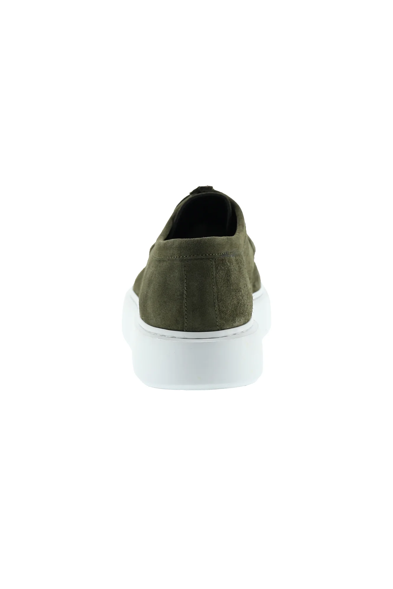 Çağla Yeşili Sneaker Nubuk Deri Ayakkabı - Image 5