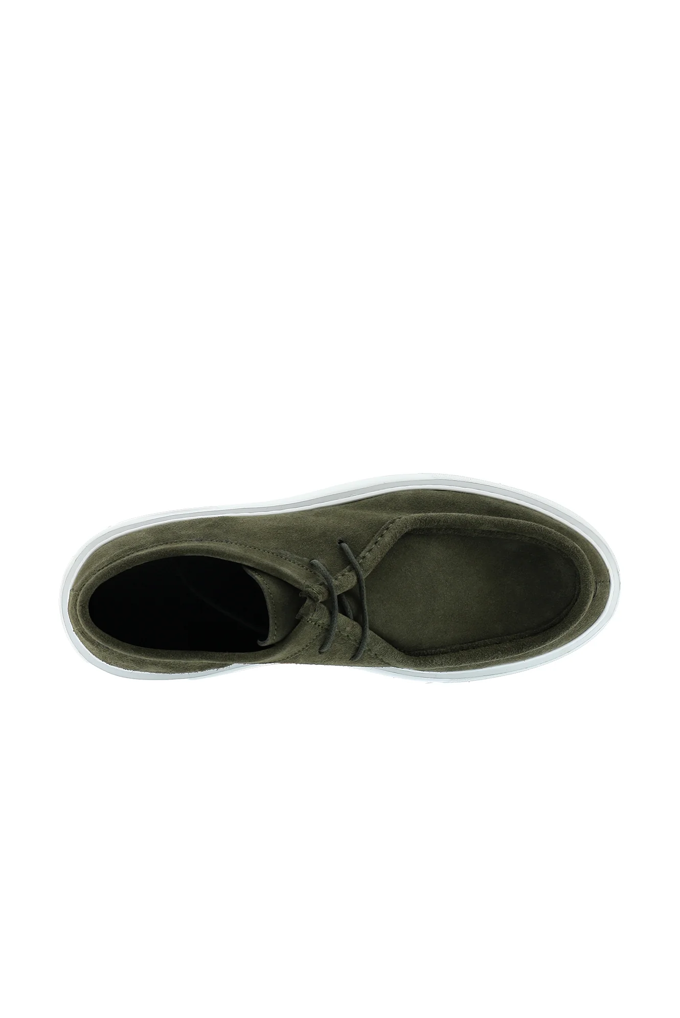 Çağla Yeşili Sneaker Nubuk Deri Ayakkabı - Image 6