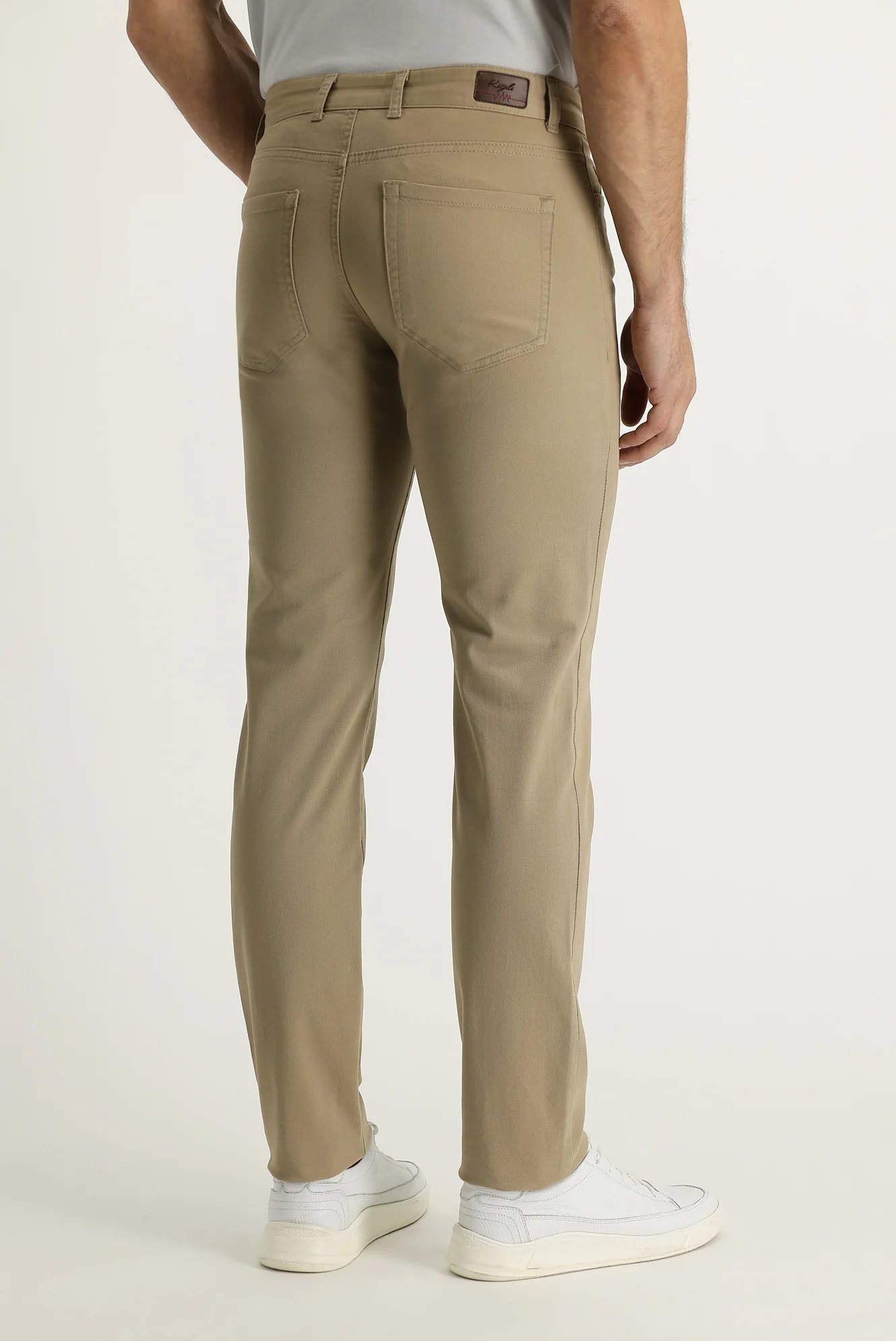Camel Relaxed Fit Rahat Kesim Likralı Kanvas / Chino Pantolon - Image 3