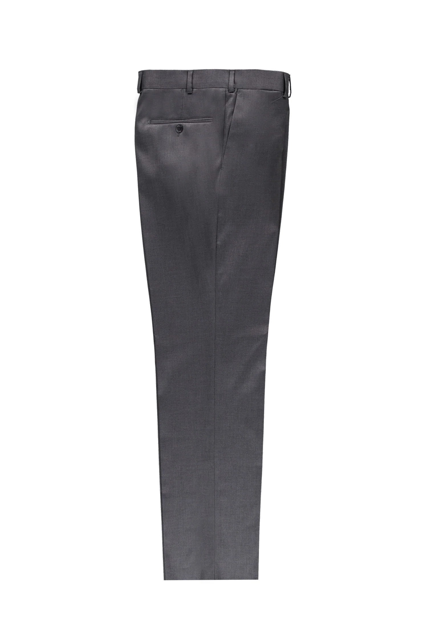 Füme Gri 6 Drop Regular Fit Standart Kesim Klasik Kuşgözü Kumaş Pantolon