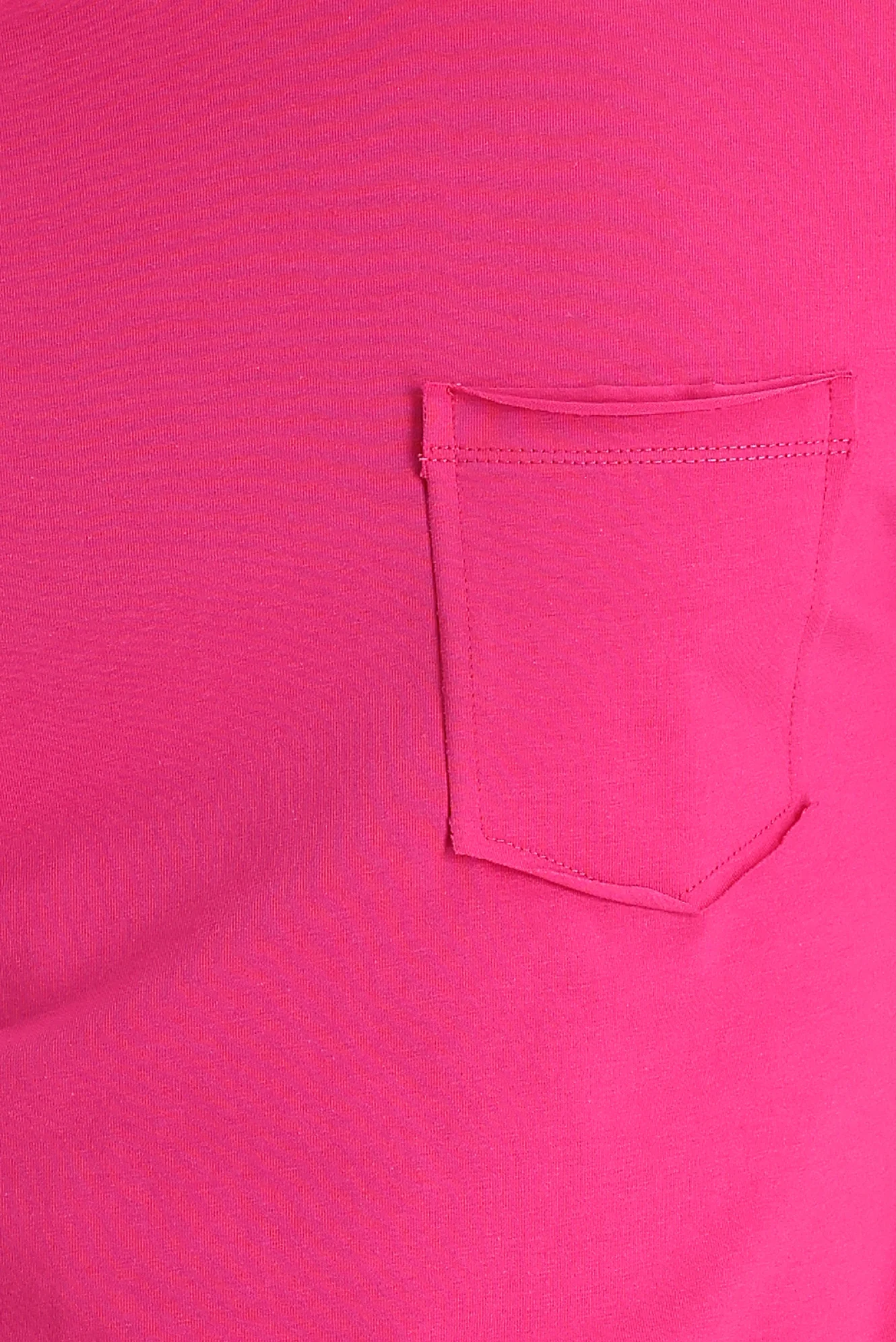 Fuşya Bisiklet Yaka Slim Fit Dar Kesim Tişört - Image 4