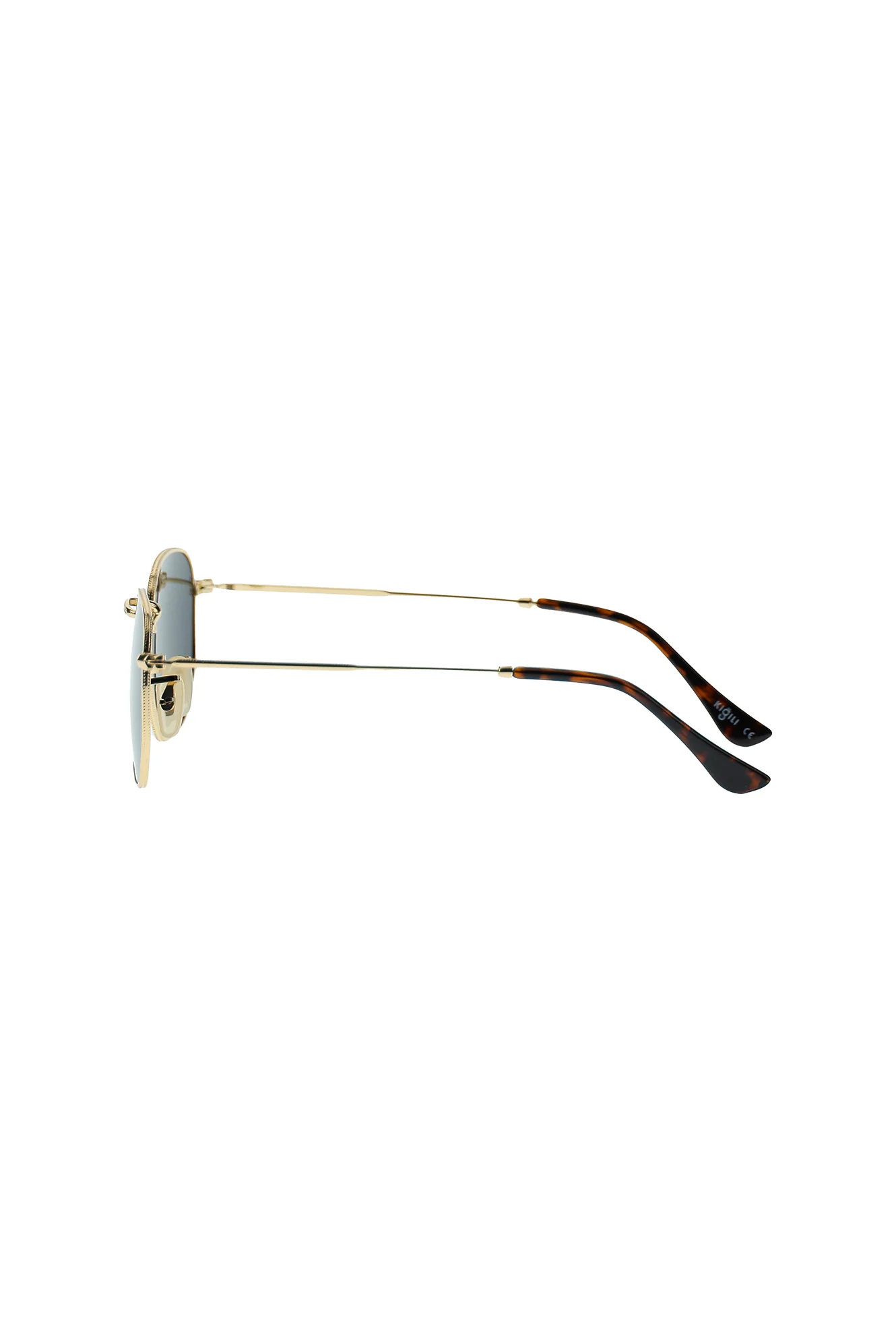 Gold UV400 Korumalı Metal Çerçeve Erkek Güneş Gözlüğü - Image 4