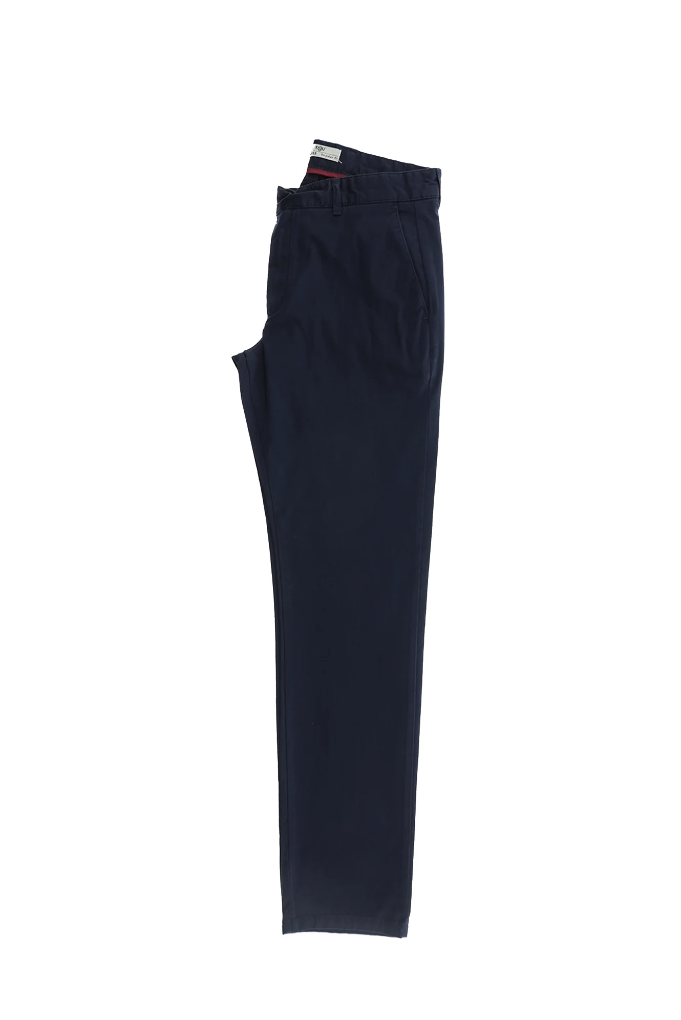 Havacı Mavi Melanj Slim Fit Dar Kesim Likralı Kanvas / Chino Pantolon