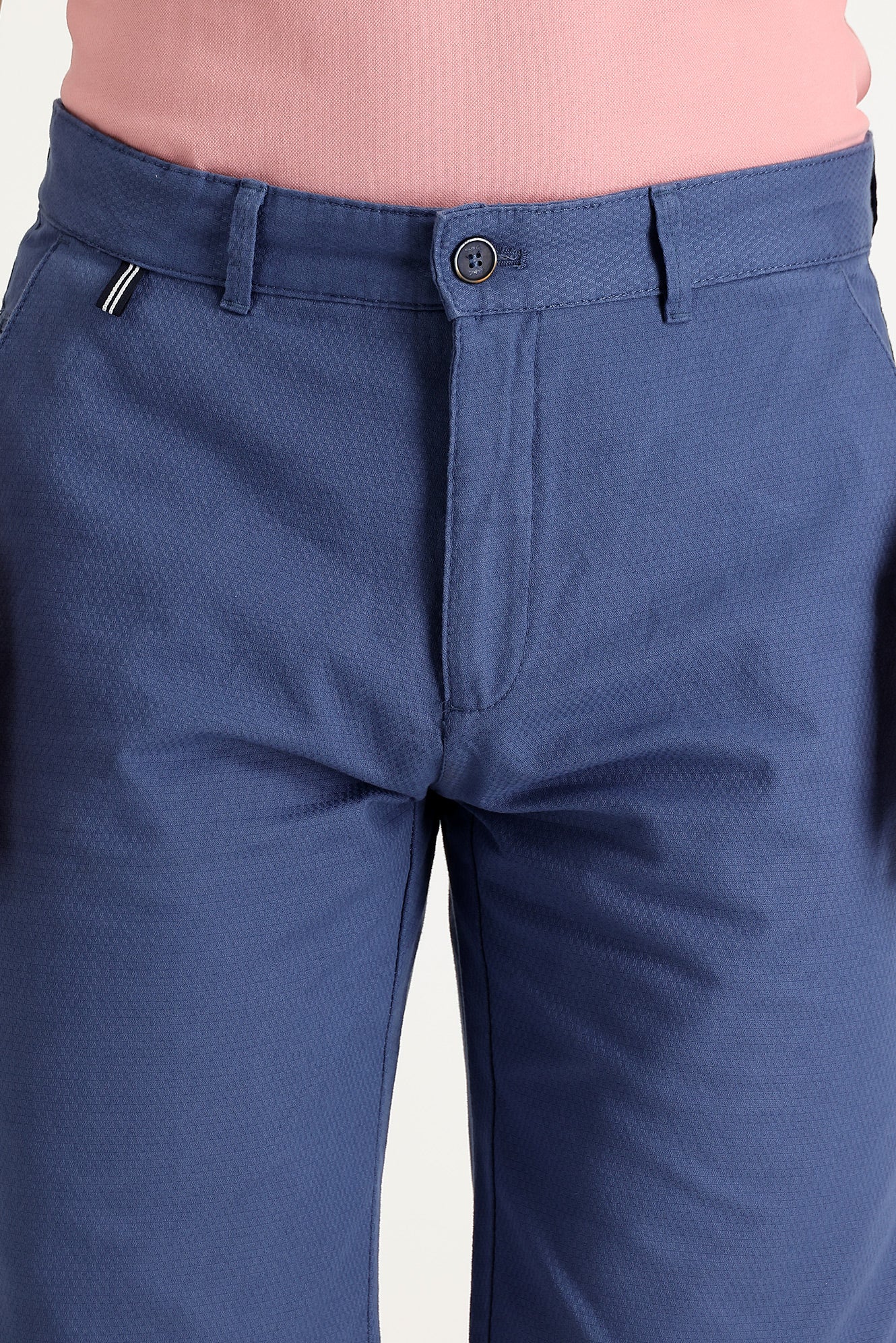 Havacı Mavi Regular Fit Standart Kesim Pamuklu Bermuda Şort - Image 2