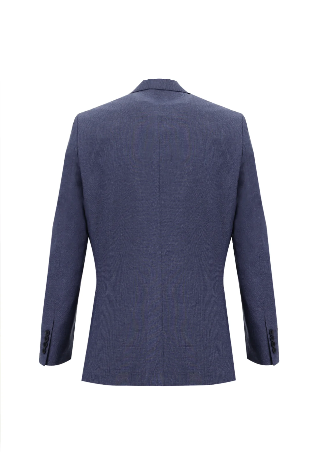 Havacı Mavi 6 Drop Regular Fit Standart Kesim Kuşgözü Takım Elbise - Image 3