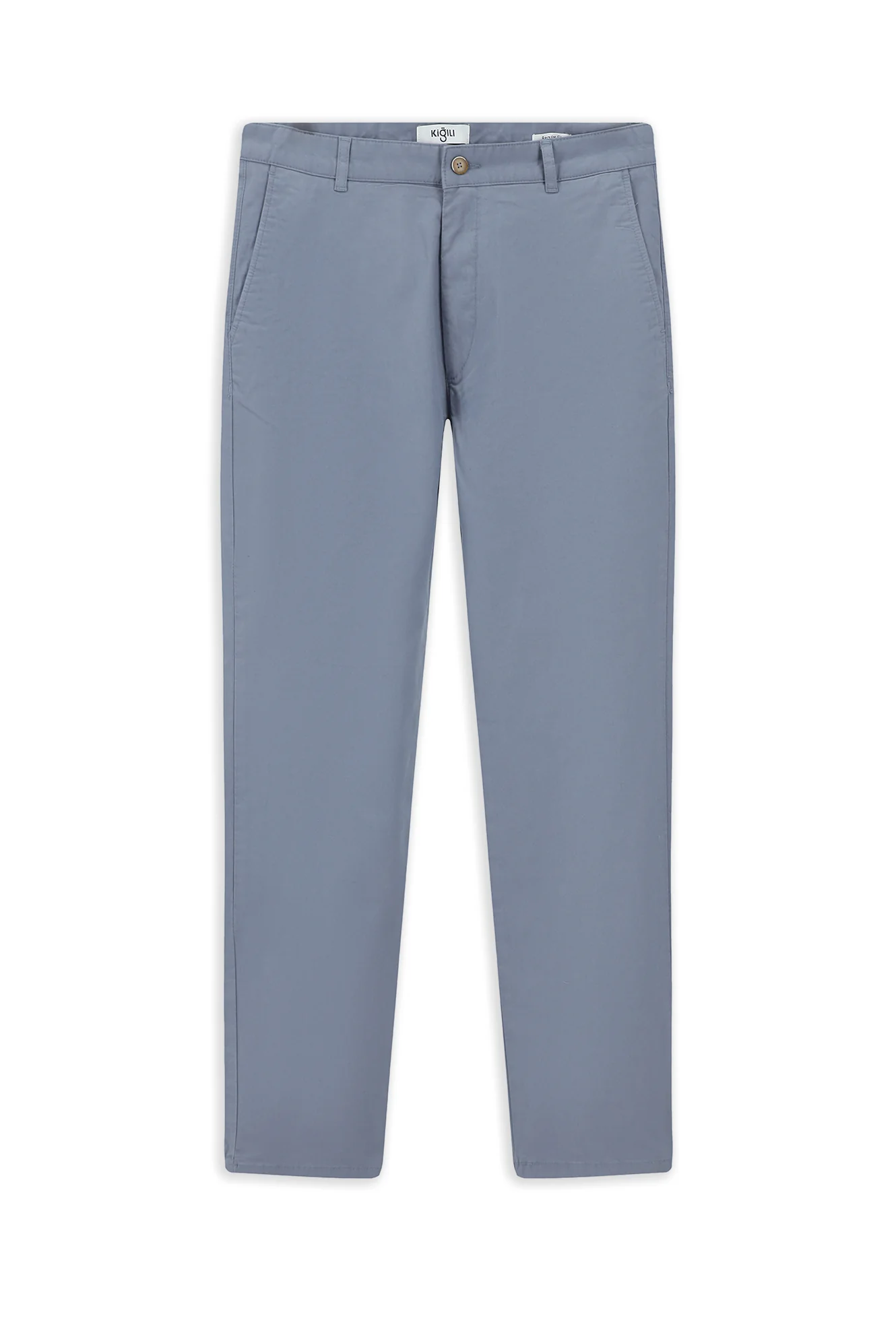 Havacı Mavi Regular Fit Standart Kesim Likralı Kanvas / Chino Pantolon - Image 7