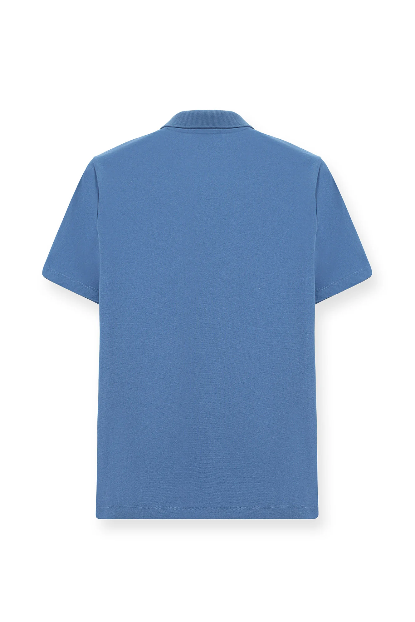 Havacı Mavi Regular Fit Pamuklu Nakışlı Cepli Polo Yaka Tişört - Image 4