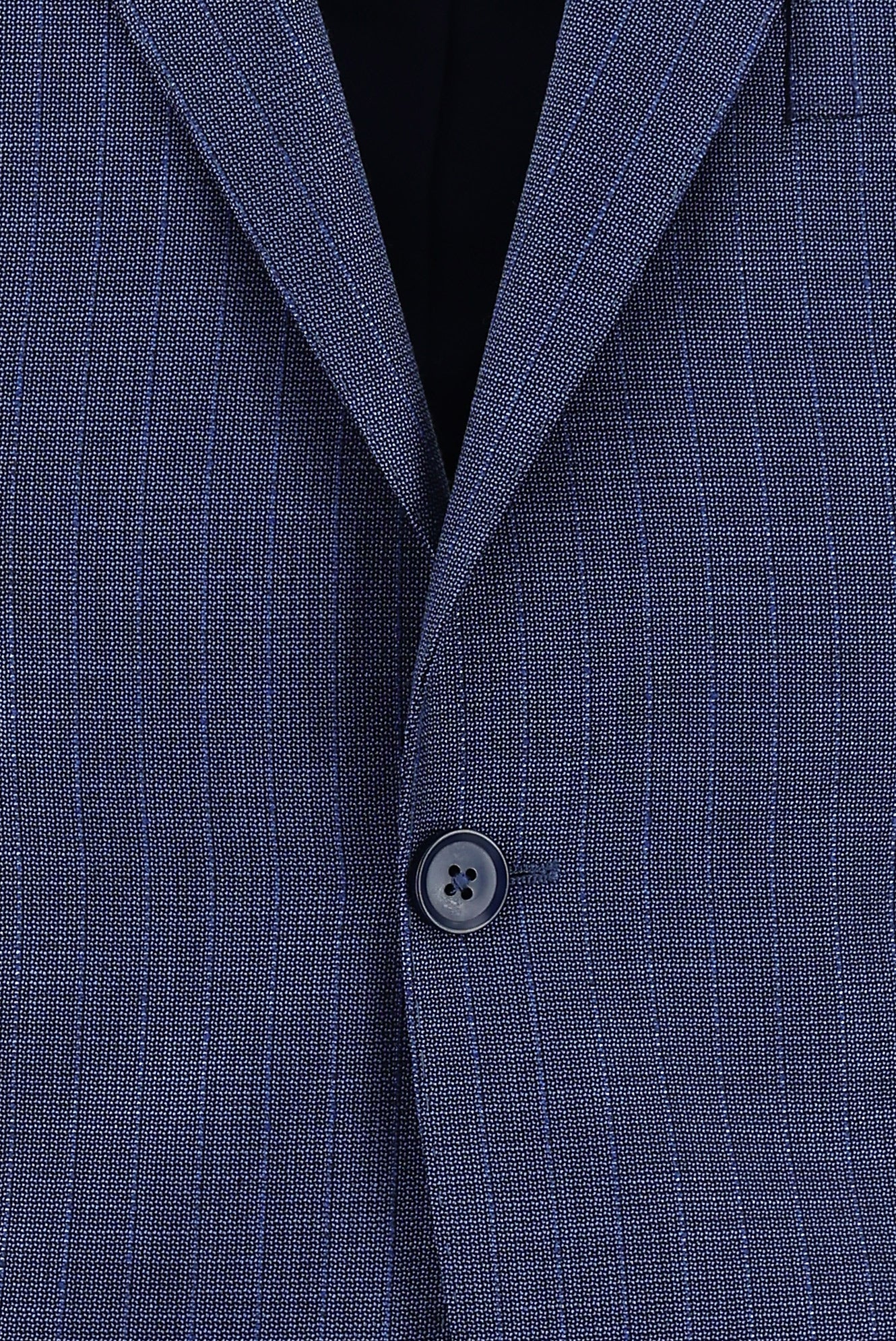 Havacı Mavi 7 Drop Slim Fit Dar Kesim Desenli Takım Elbise - Image 4