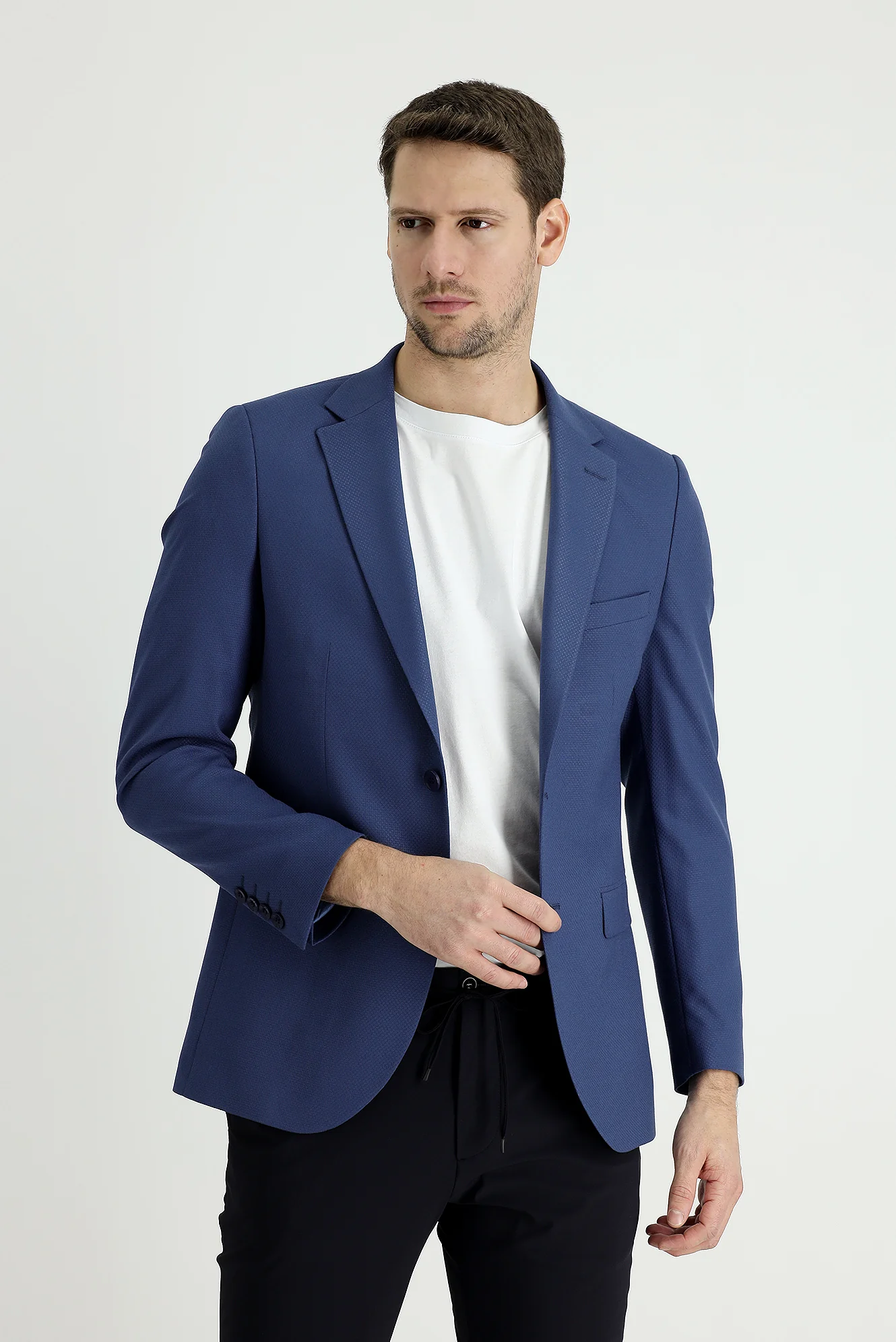 İndigo 6 Drop Regular Fit Standart Kesim Klasik Ceket - Image 2