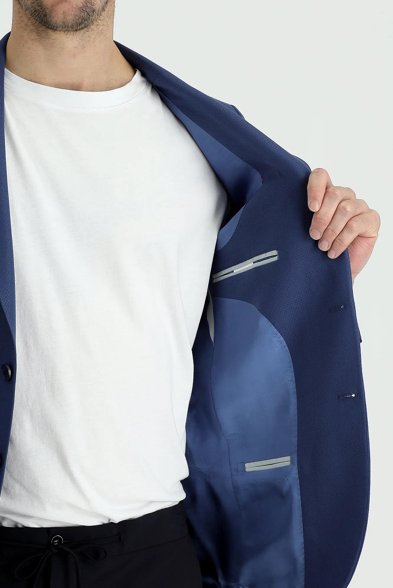 İndigo 6 Drop Regular Fit Standart Kesim Klasik Ceket - Image 4