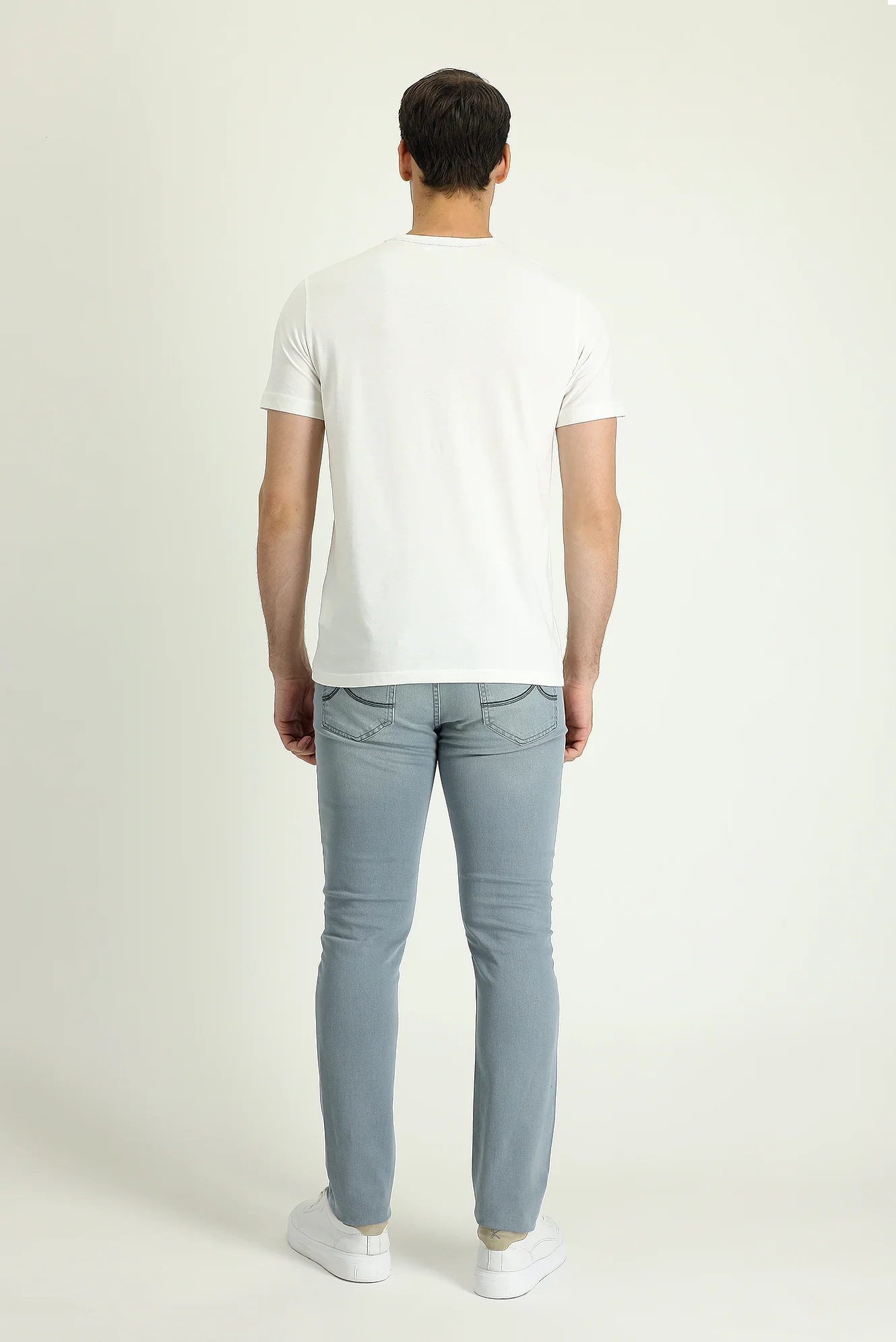 İndigo Super Slim Fit Eksra Dar Kesim Likralı Denim Pantolon - Image 3