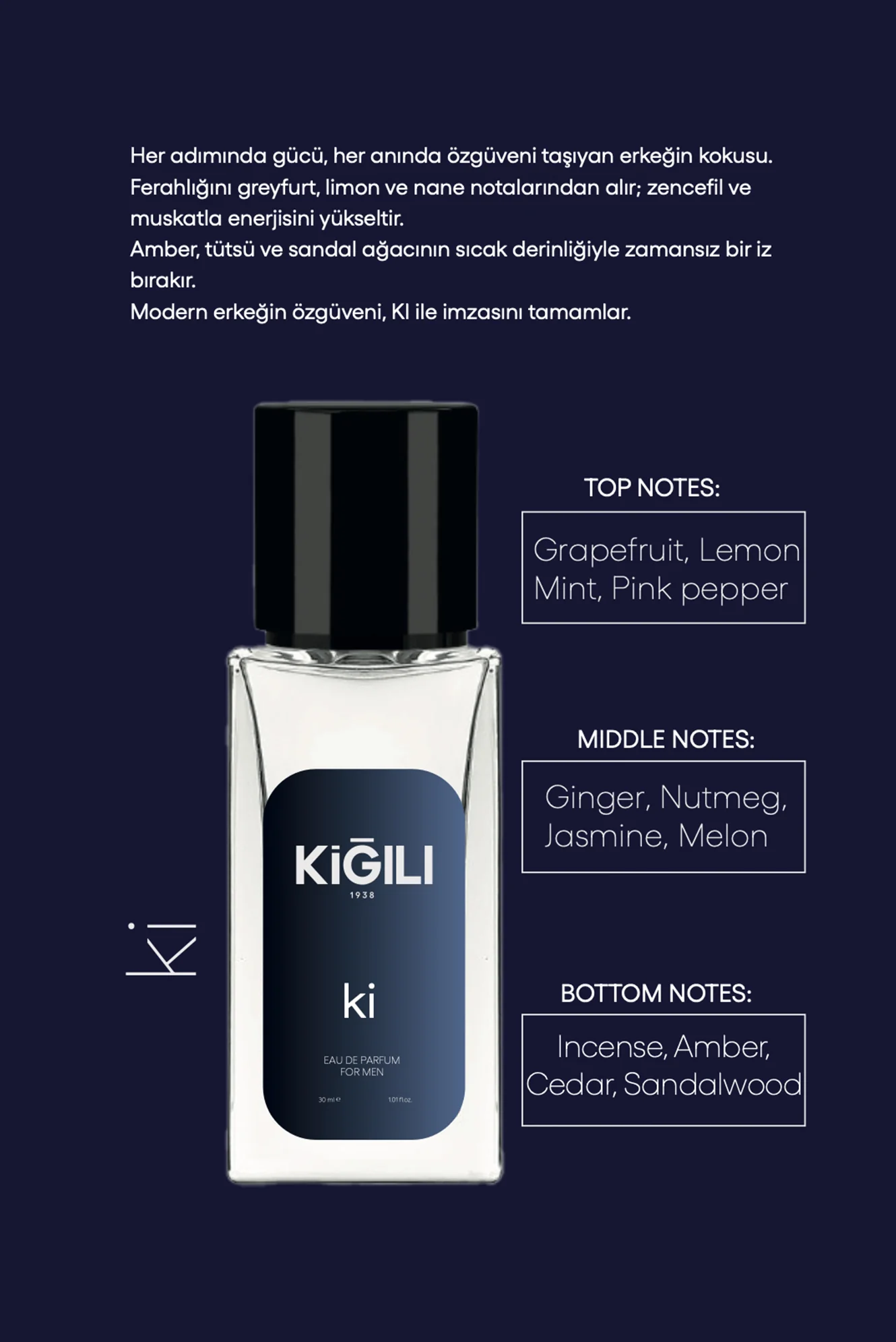 3'lü Classic & Ki & Sport Hediye Kutulu 30 ml Erkek Parfüm Seti - Image 5