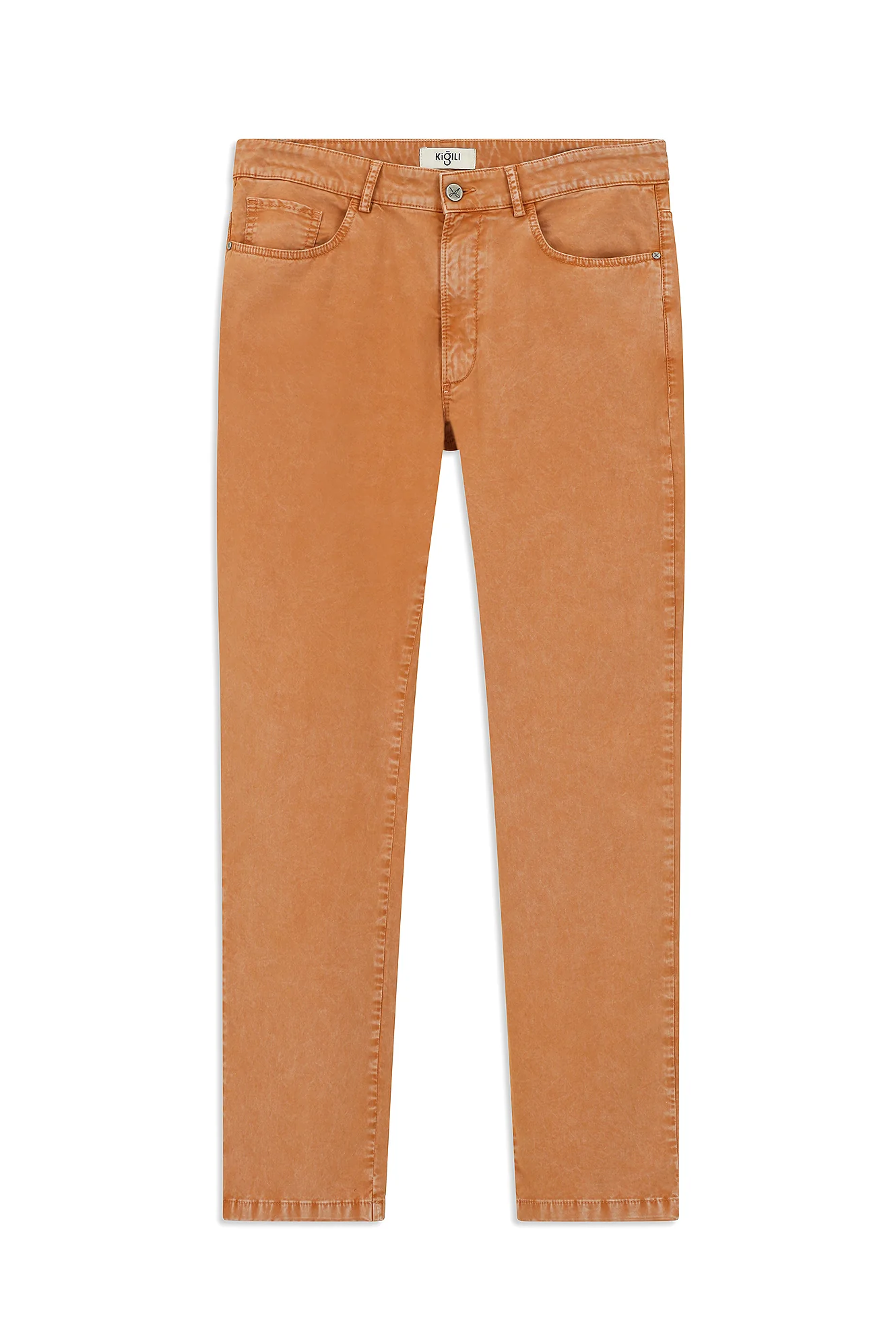 Kiremit Regular Fit Standart Kesim Likralı Kanvas / Chino Pantolon - Image 6