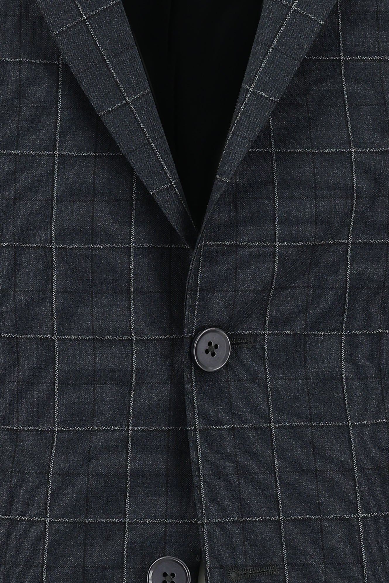 Koyu Antrasit 6 Drop Regular Fit Standart Kesim Kareli Takım Elbise - Image 4
