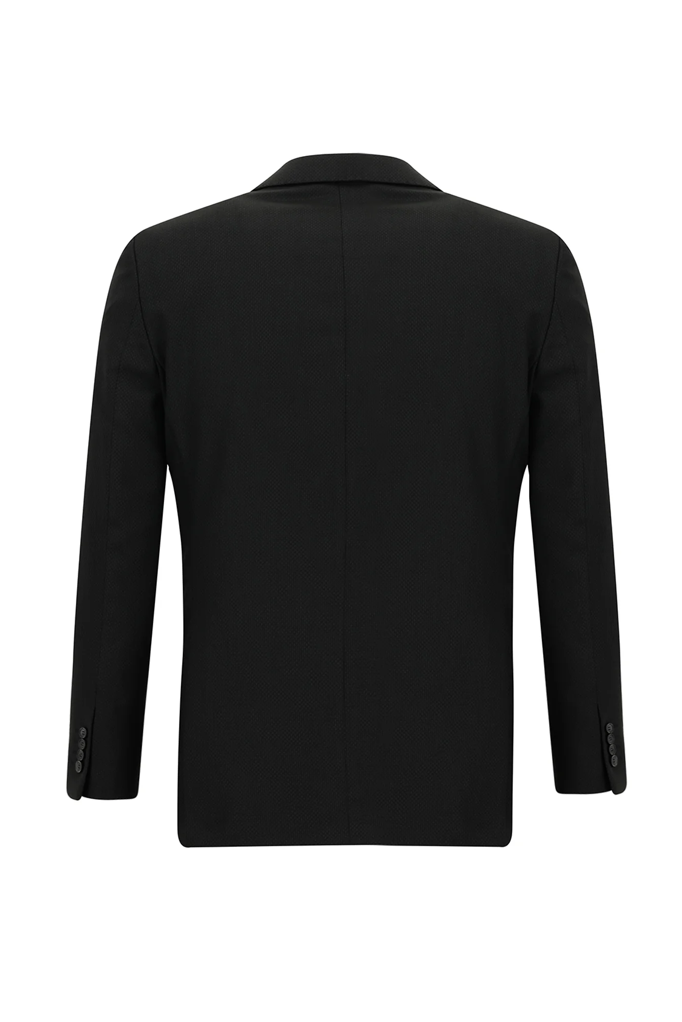 Koyu Antrasit 6 Drop Regular Fit Standart Kesim Desenli Takım Elbise - Image 3