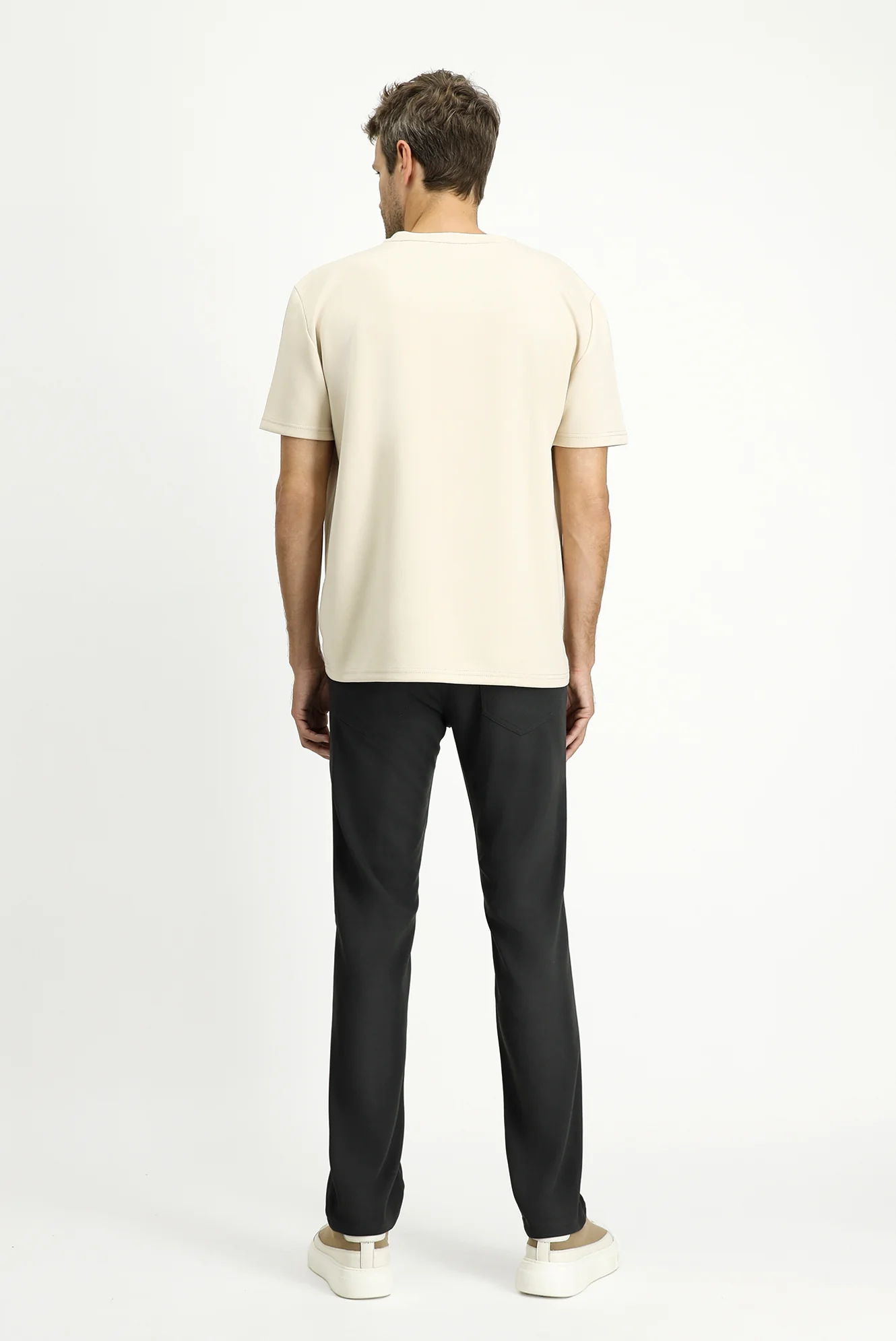 Koyu Antrasit Relaxed Fit Rahat Kesim Kanvas / Chino Pantolon - Image 5