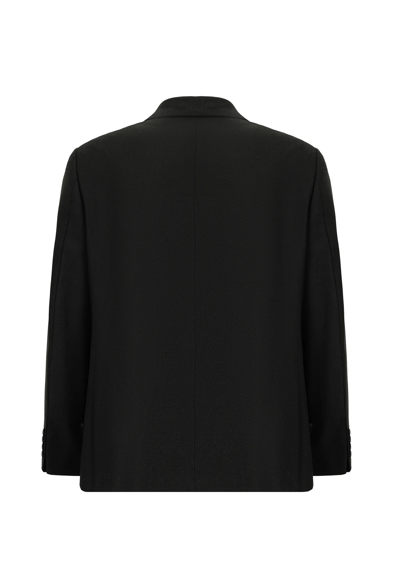 Koyu Antrasit 4 Drop Relaxed Fit Rahat Kesim Klasik Ceket - Image 2