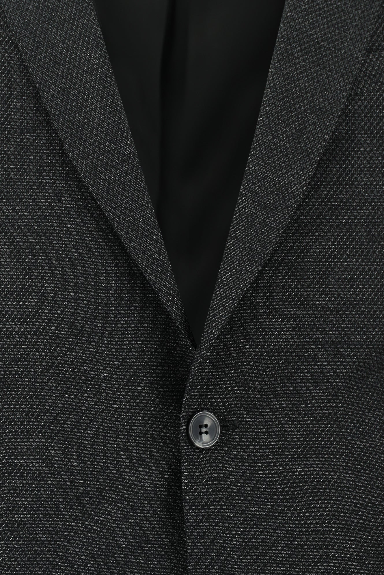 Koyu Antrasit 4 Drop Relaxed Fit Rahat Kesim Desenli Takım Elbise - Image 4