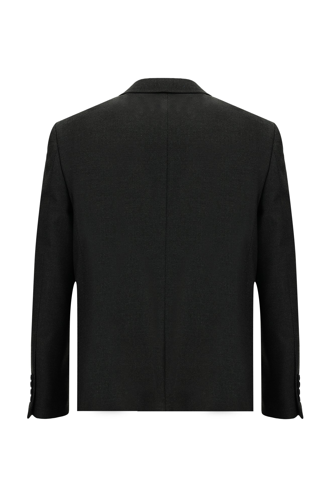 Koyu Antrasit 4 Drop Relaxed Fit Rahat Kesim Desenli Takım Elbise - Image 3