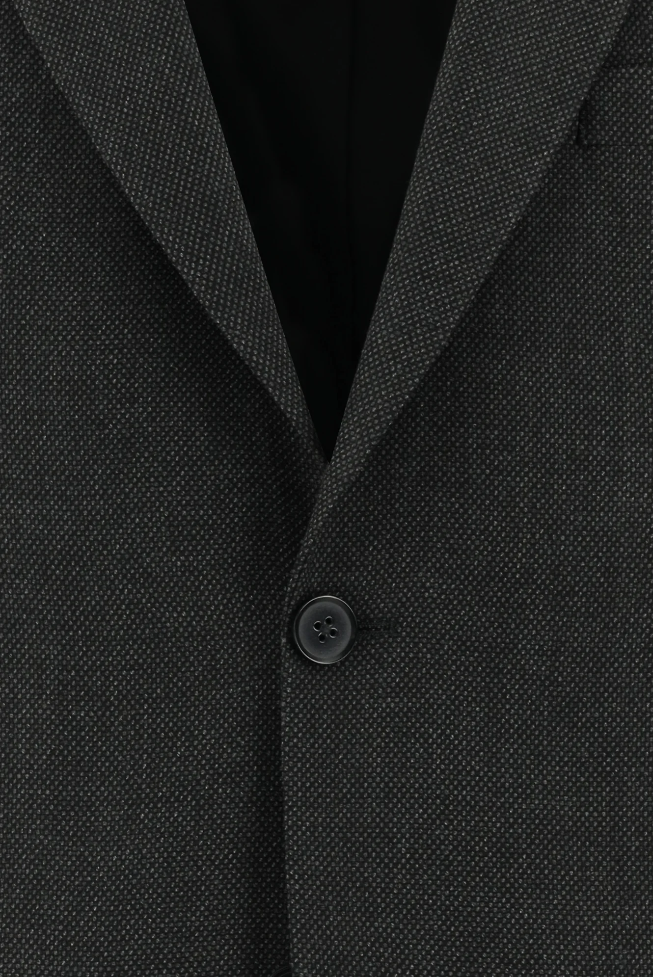 Koyu Antrasit 4 Drop Relaxed Fit Rahat Kesim Desenli Takım Elbise - Image 4