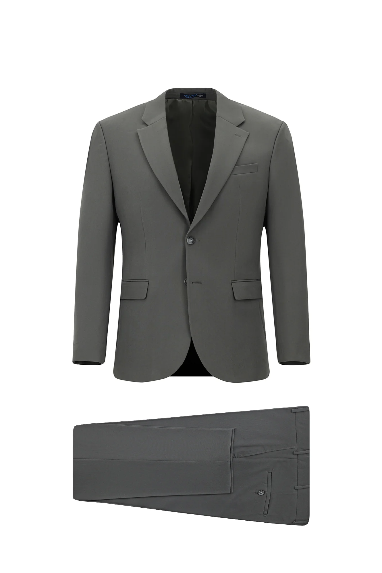 Koyu Antrasit 4 Drop Relaxed Fit Rahat Kesim Mevsimlik Likralı Esnek Takım Elbise - Image 6