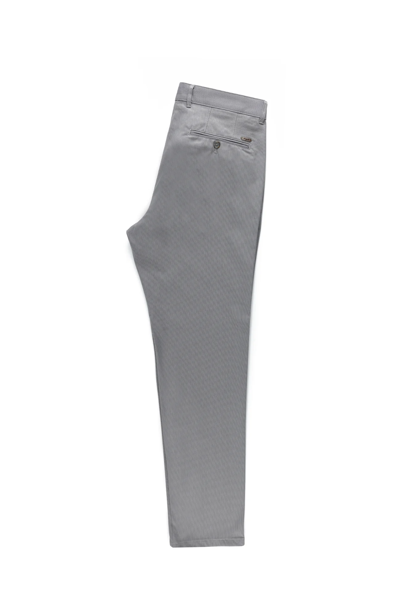 Koyu Antrasit Relaxed Fit Rahat Kesim Likralı Kanvas / Chino Pantolon - Image 3