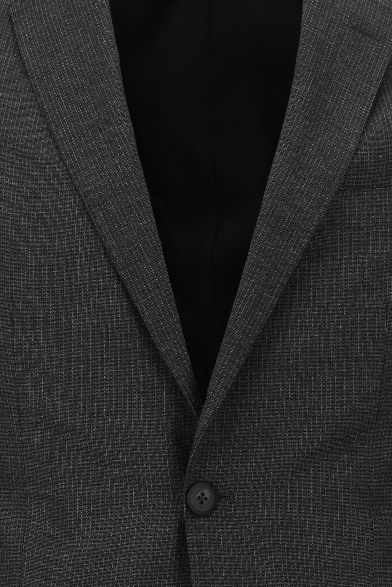 Koyu Antrasit 7 Drop Slim Fit Dar Kesim Beli Lastikli İpli Çizgili Takım Elbise - Image 4