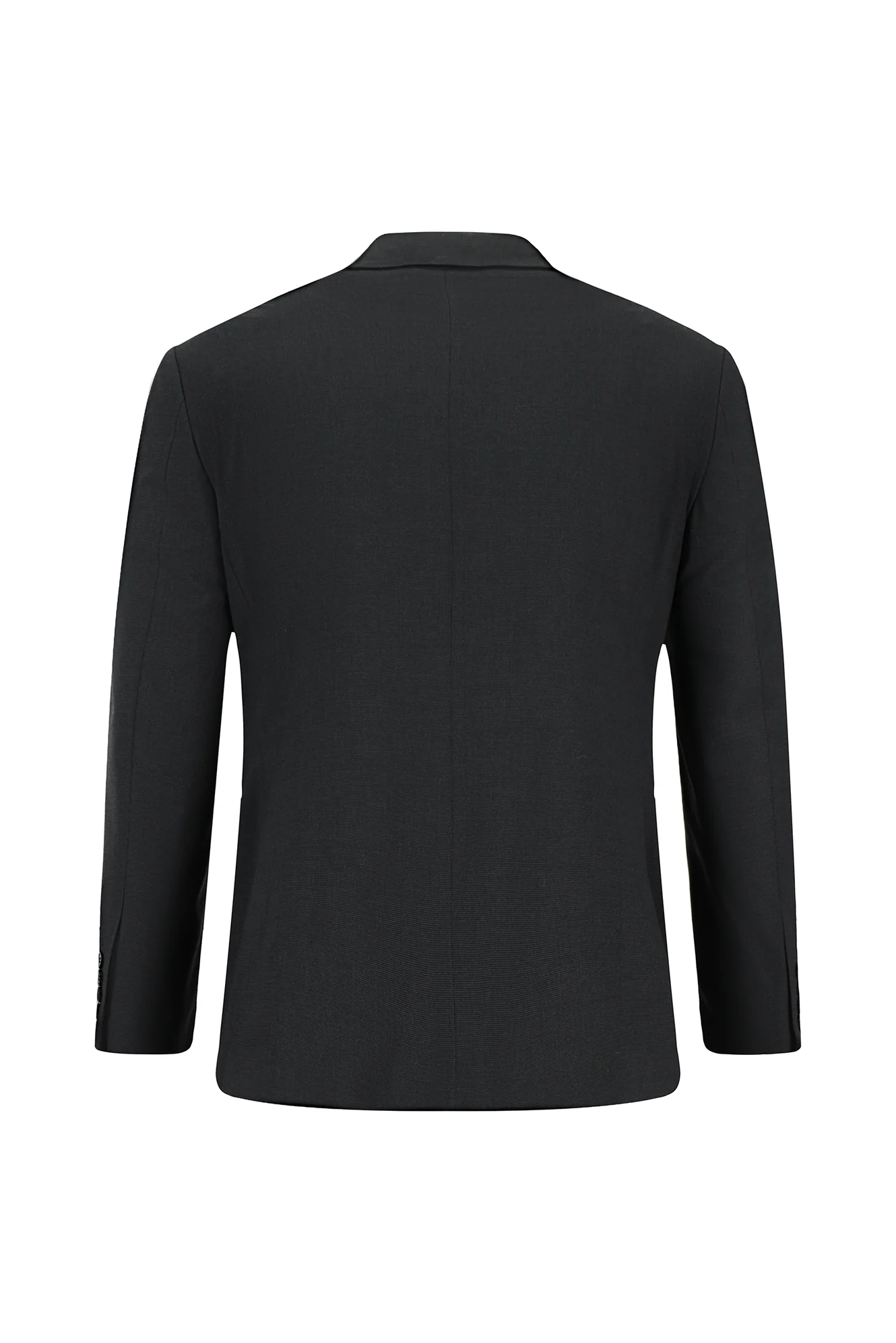 Koyu Antrasit 7 Drop Slim Fit Dar Kesim Desenli Takım Elbise - Image 3