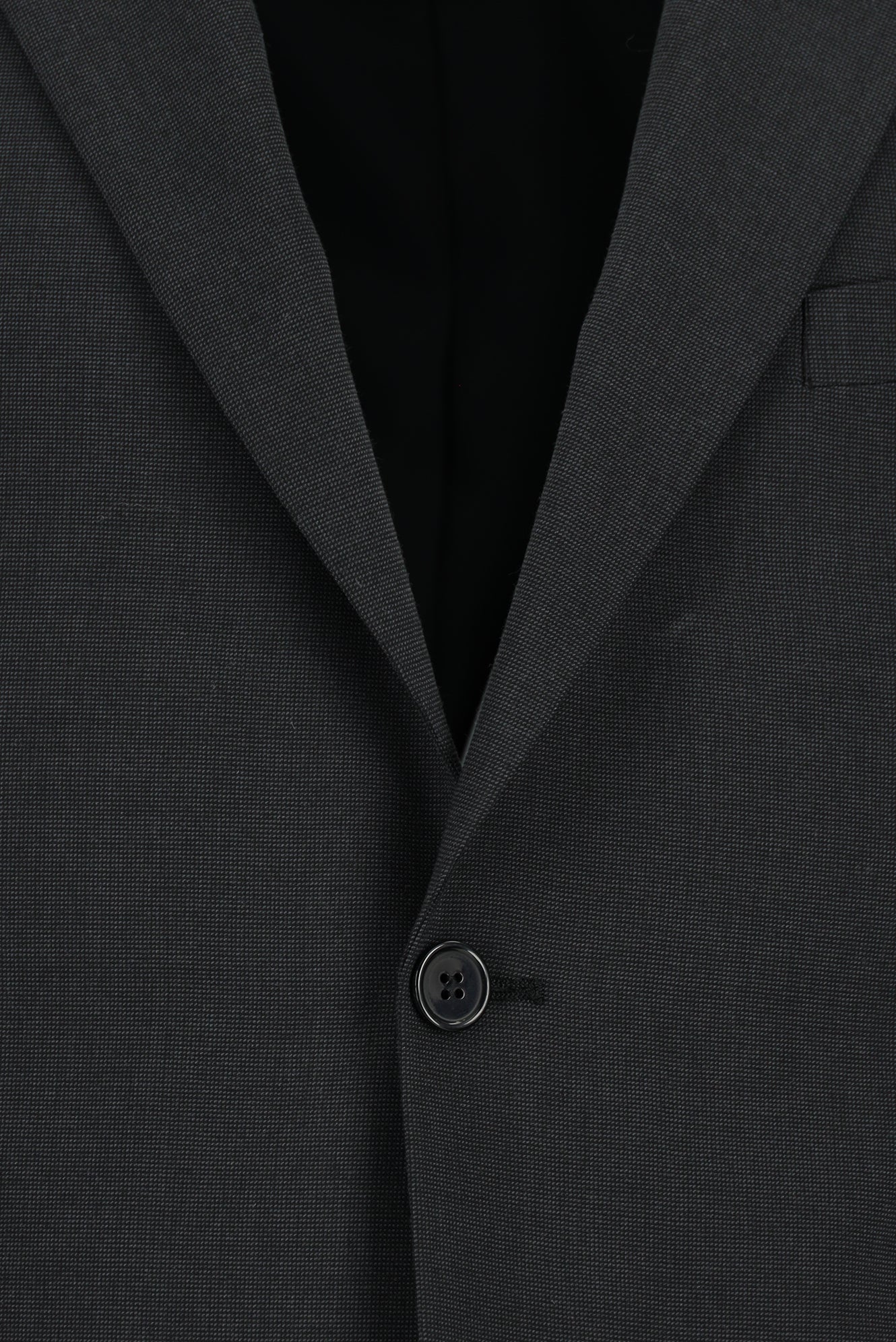 Koyu Antrasit 7 Drop Slim Fit Dar Kesim Desenli Takım Elbise - Image 4