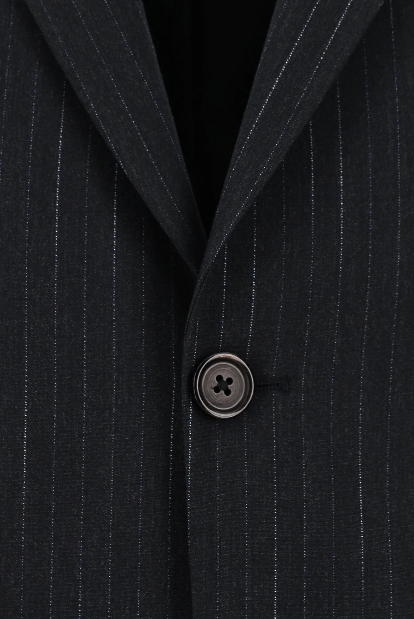 Koyu Antrasit 7 Drop Slim Fit Dar Kesim Çizgili Takım Elbise - Image 4