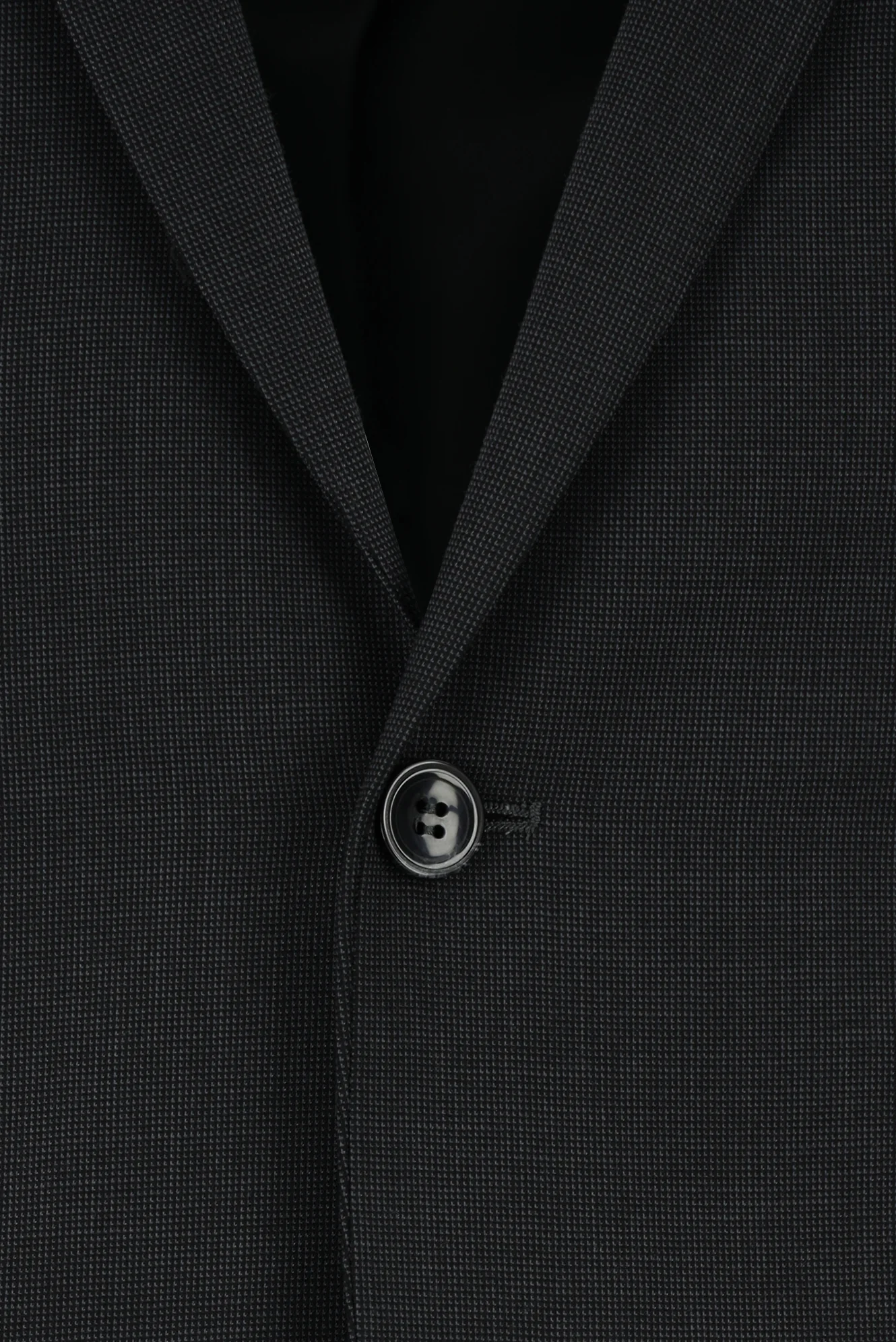 Koyu Antrasit 7 Drop Slim Fit Dar Kesim Desenli Takım Elbise - Image 4