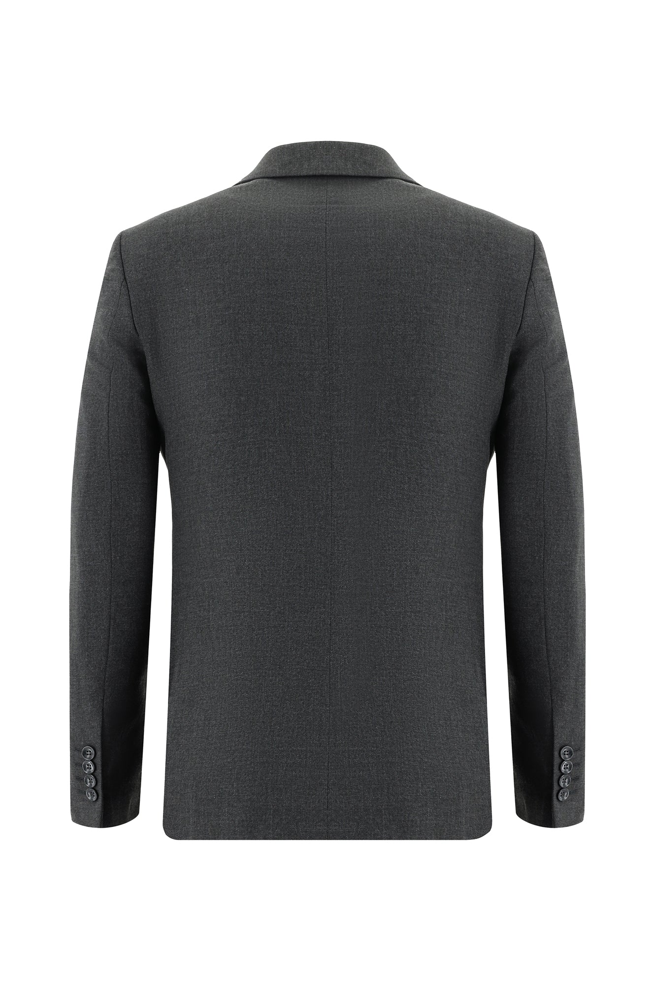 Koyu Antrasit 7 Drop Slim Fit Dar Kesim Takım Elbise - Image 3