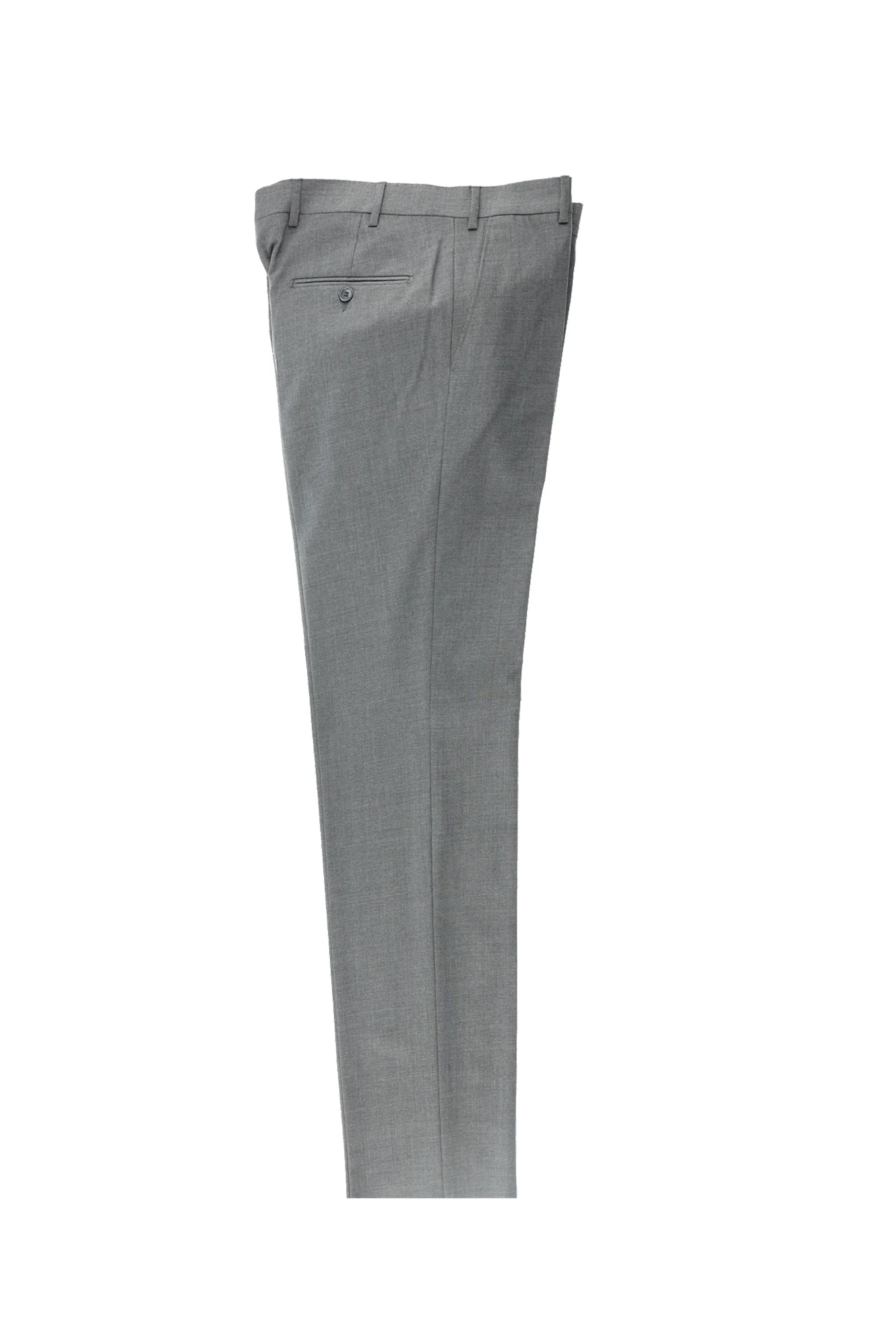 Koyu Antrasit 7 Drop Slim Fit Dar Kesim Yünlü Klasik Kumaş Pantolon