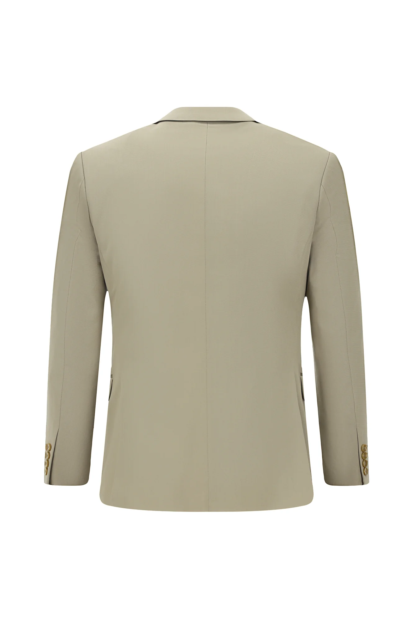 Koyu Bej 4 Drop Relaxed Fit Rahat Kesim Pamuklu Lyocell Takım Elbise - Image 3